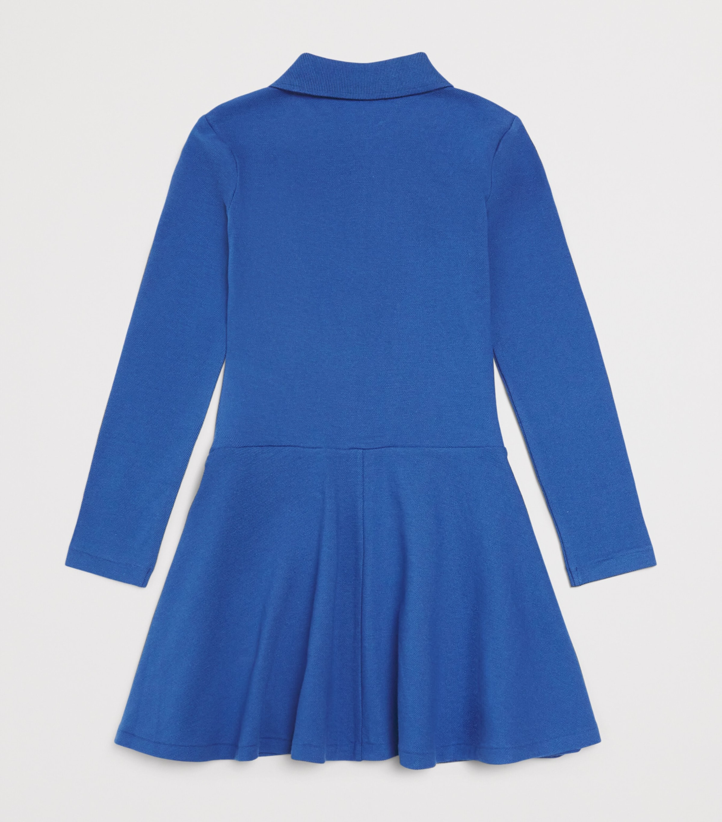 Ralph Lauren Kids Cotton Mesh Polo Dress (2-7 Years) Dusty Azure Image 2