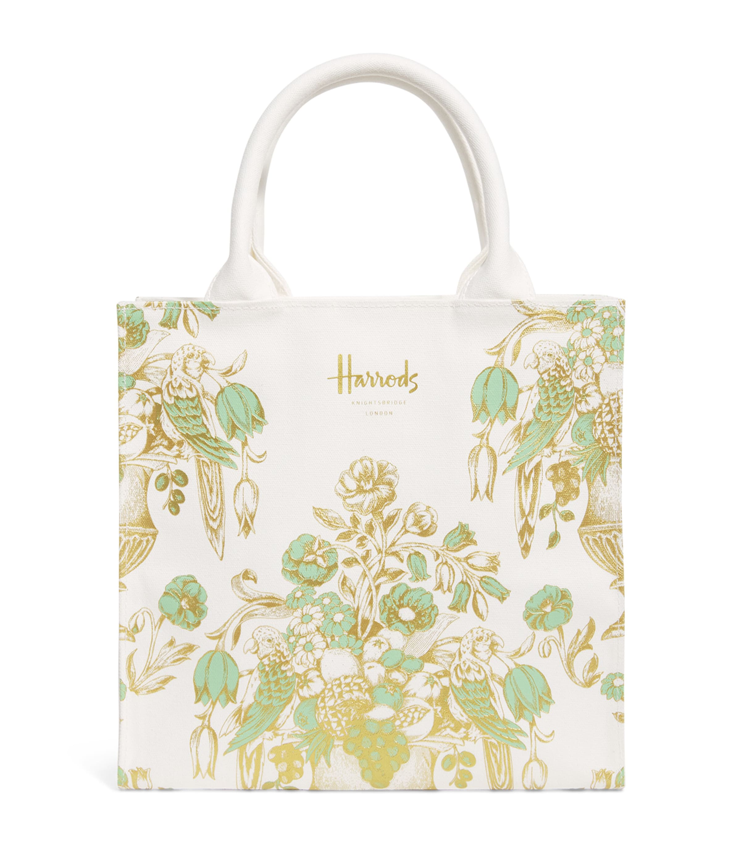 Harrods 小さな花柄アイビーショッパーバッグ 268c2c3e585e581bddcb1d368a111e