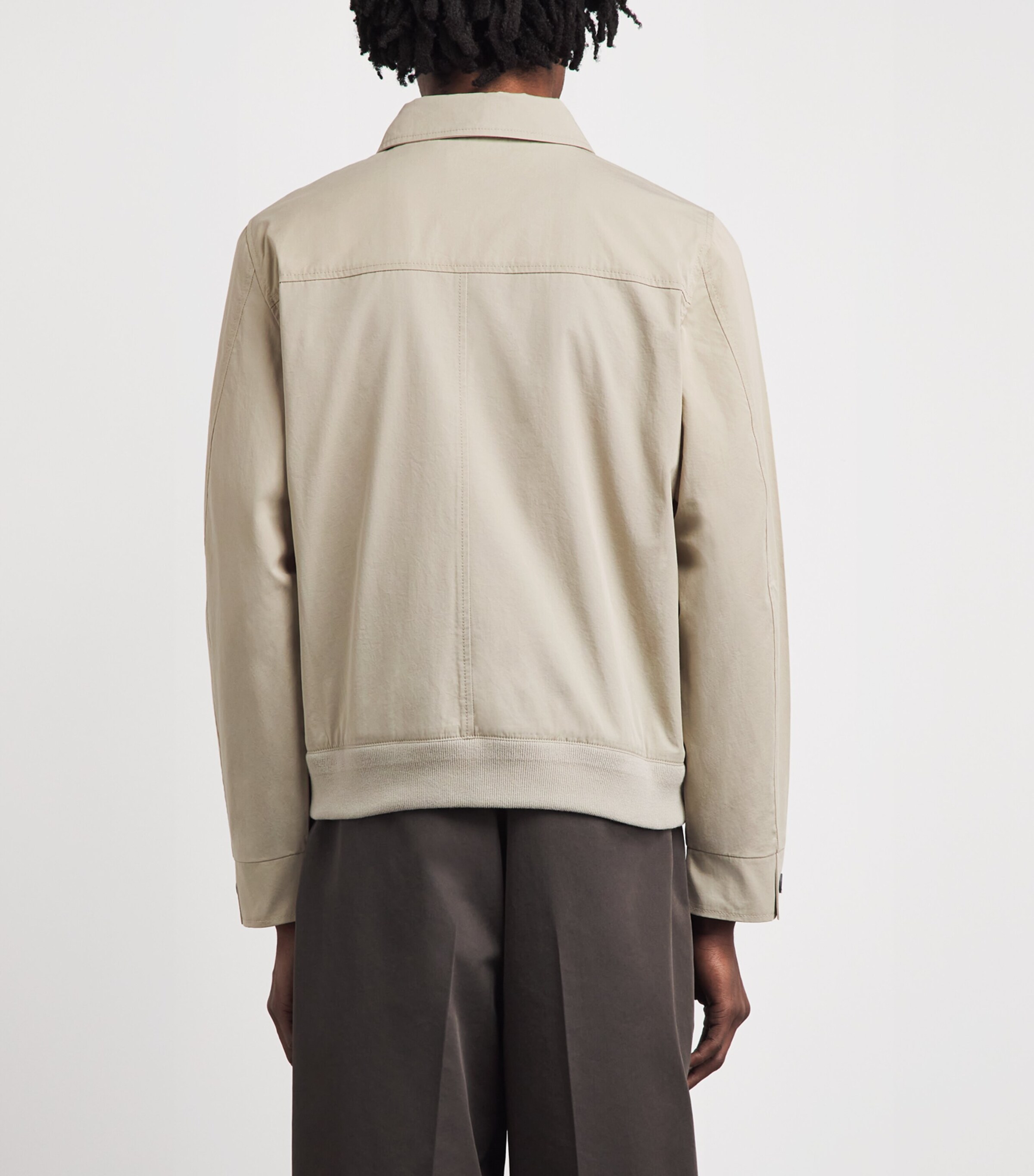 Citizens of Humanity Mens Cotton Utility Jacket Wheat Image 5