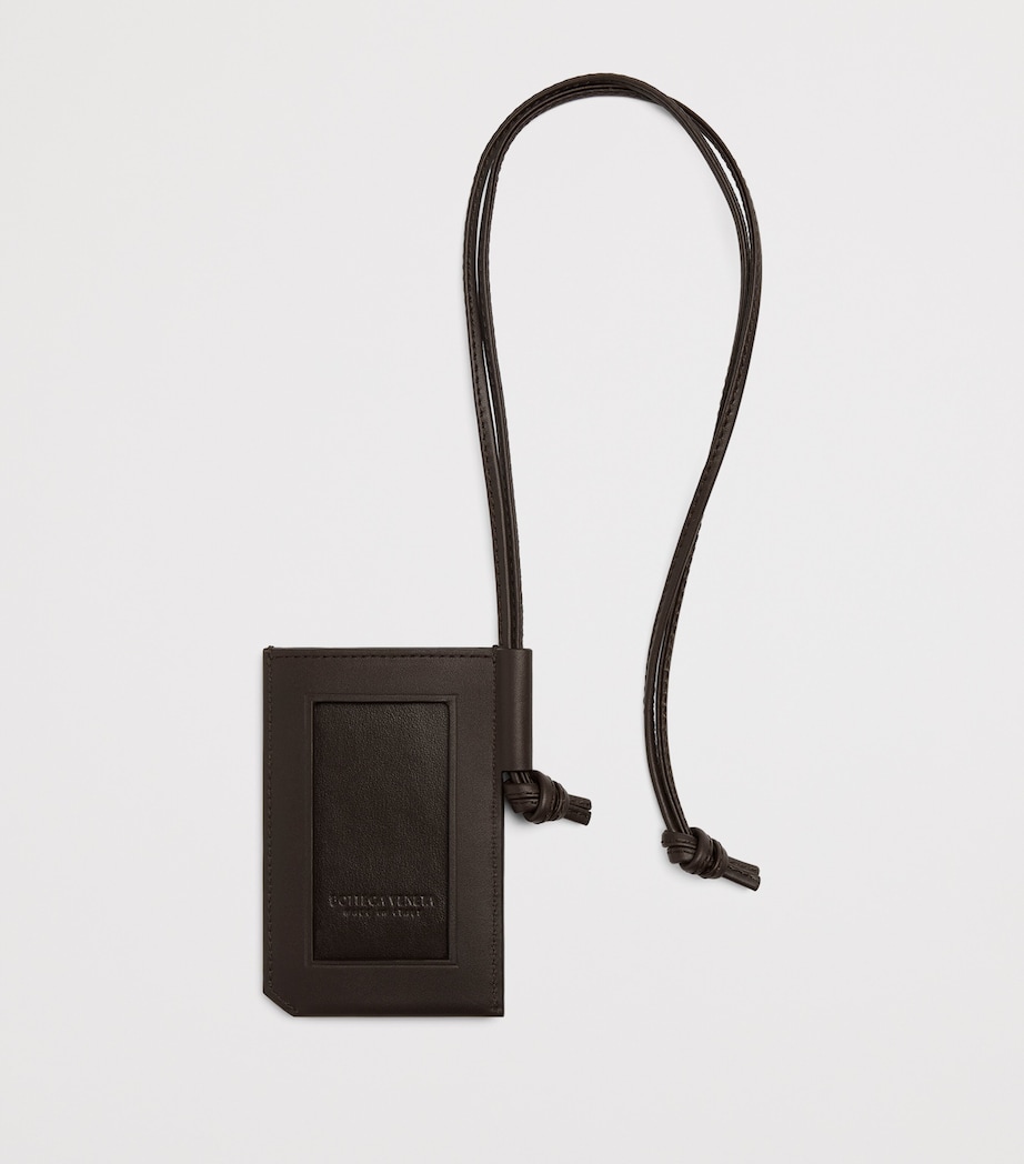 Leather Intreccio Badge Holder 2113 Image 2