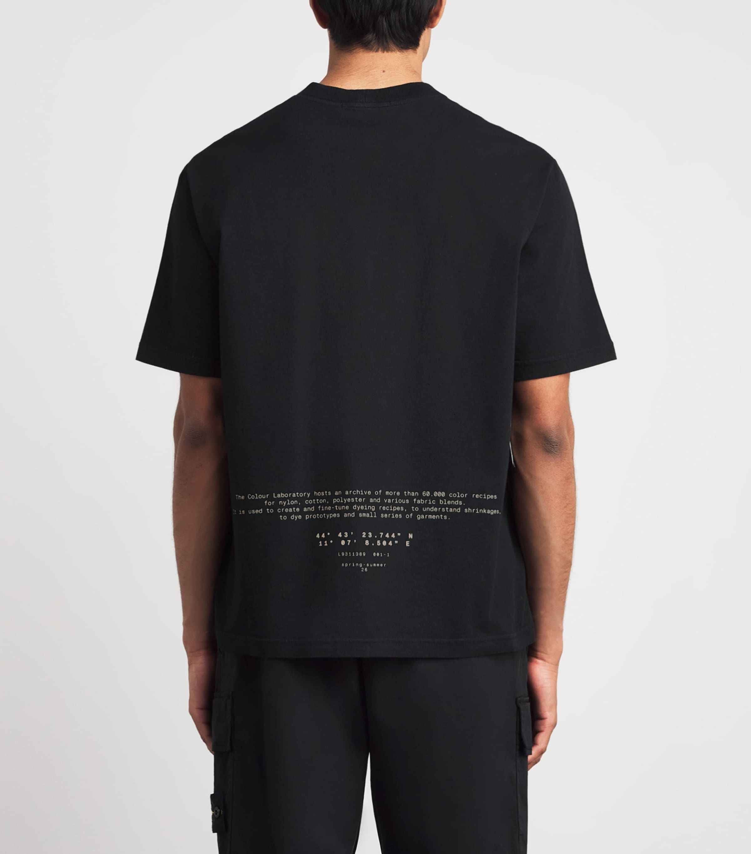 Stone Island Mens Cotton All Around Compass T-Shirt Image 5