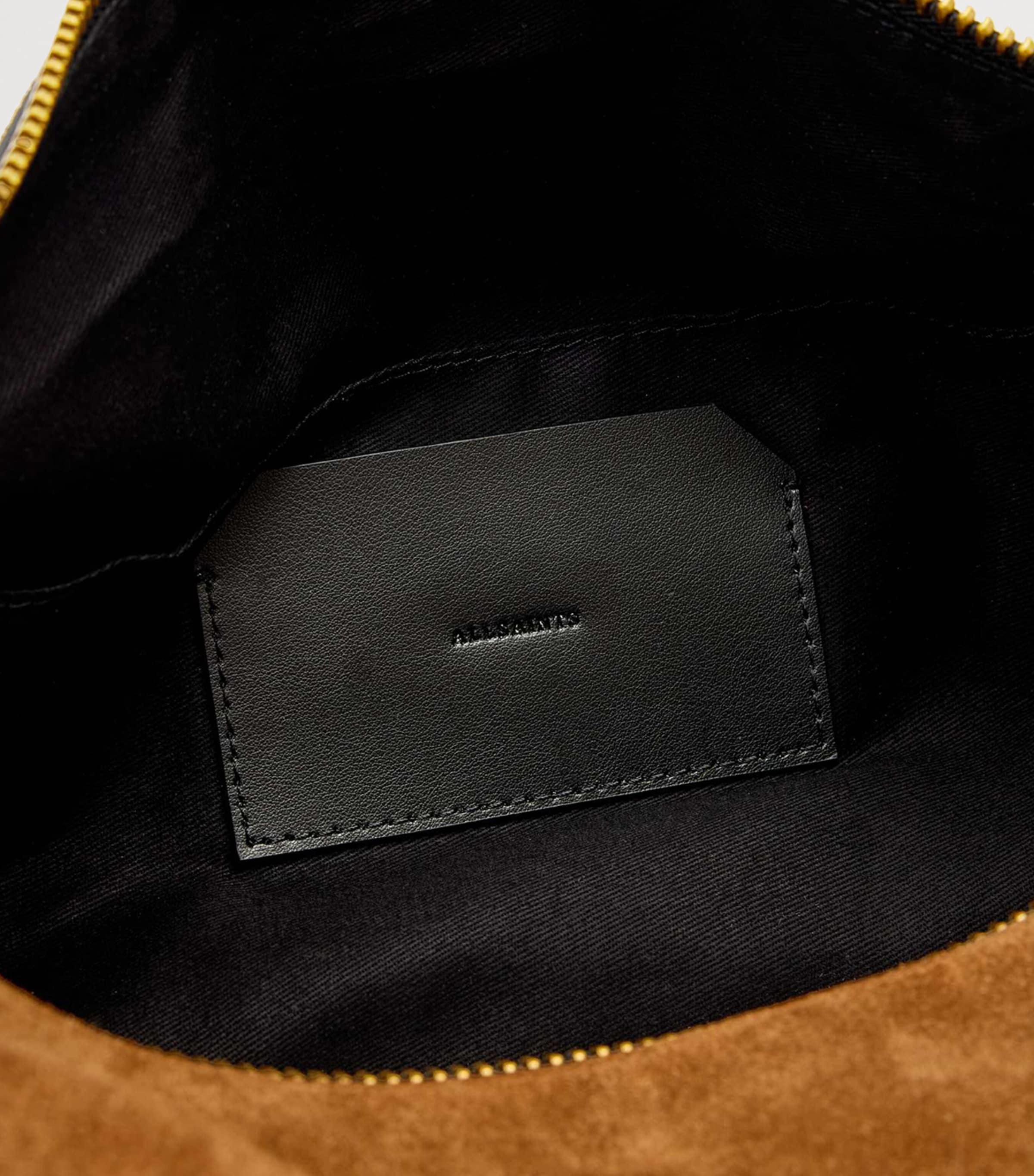 Suede Noemie Shoulder Bag TOBACCO BROWN Image 4