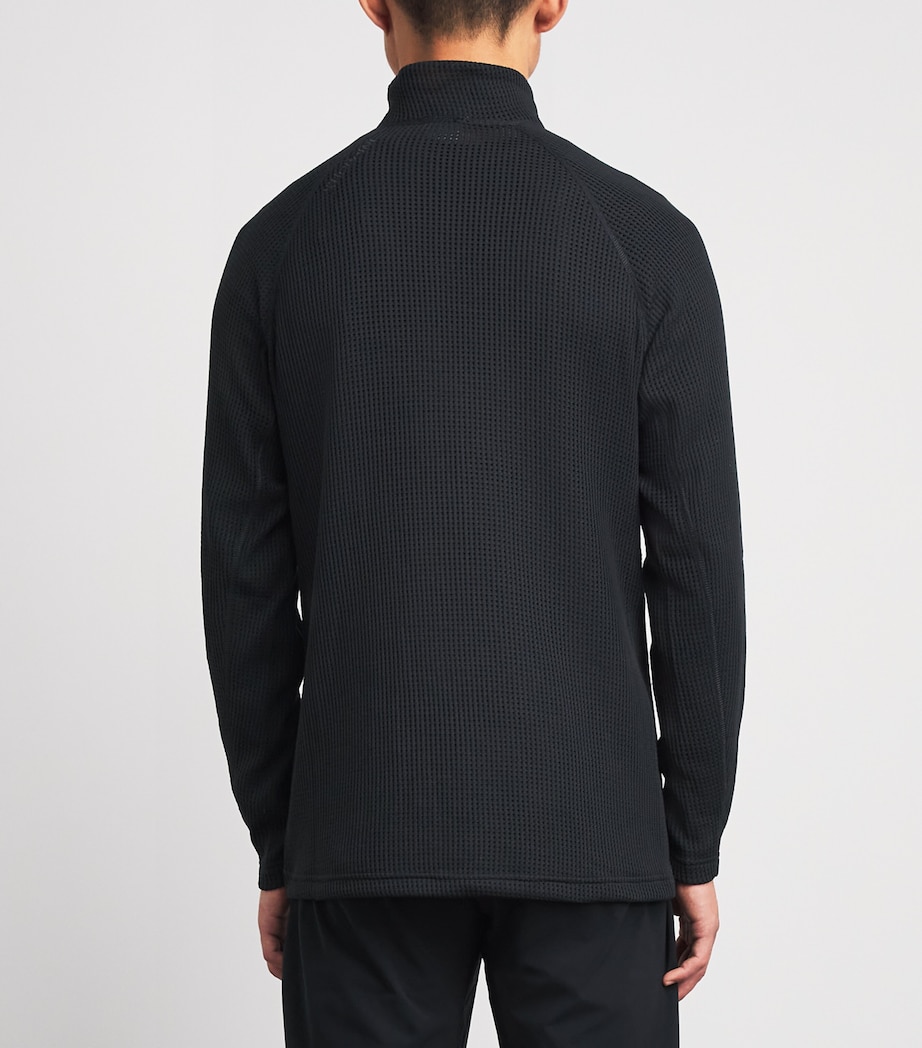 Houdini Mens Pace Flow Half-Zip Sweatshirt True Black Image 5