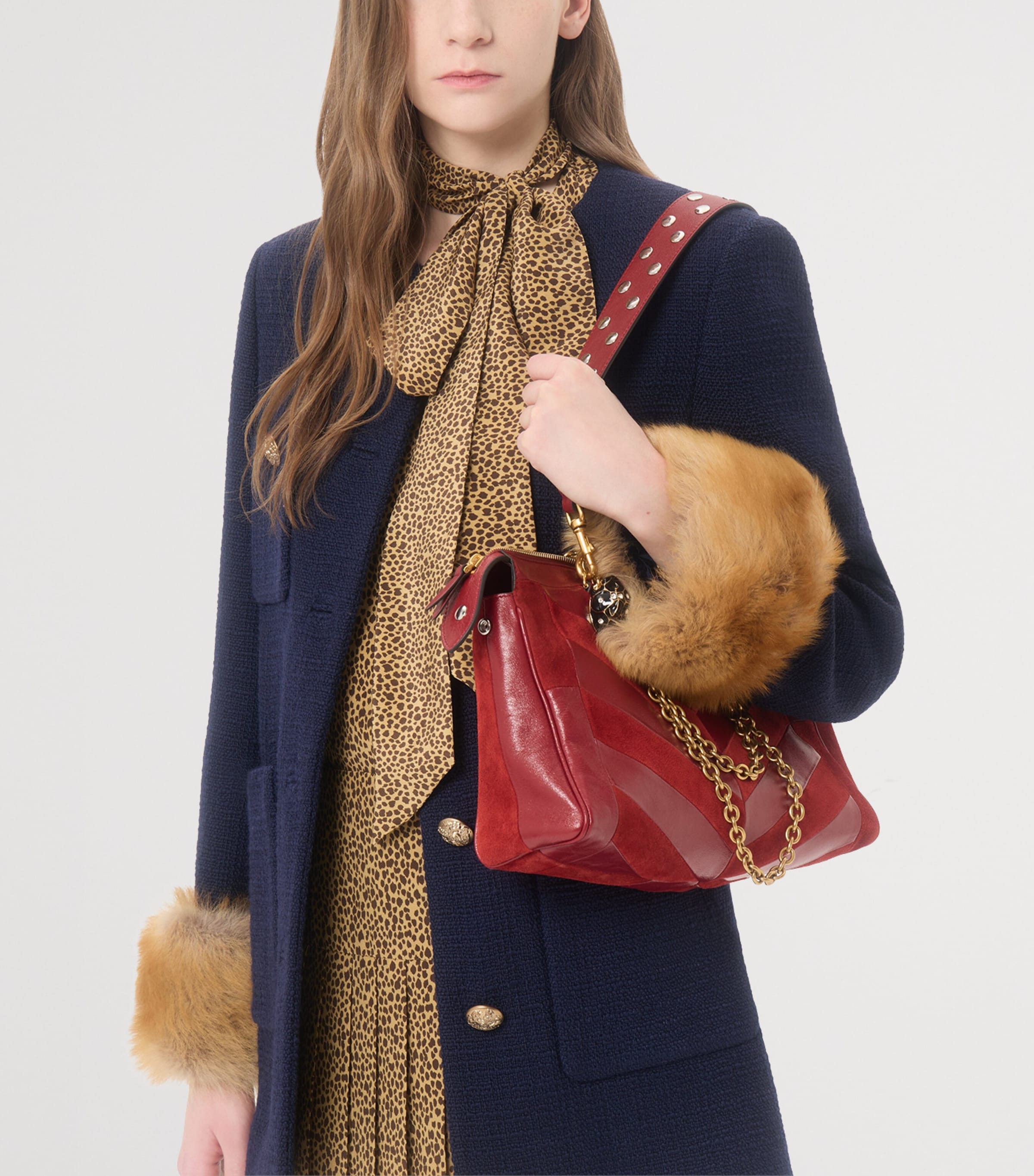 Valentino Womens Virgin Wool Peacoat Ysy Image 6