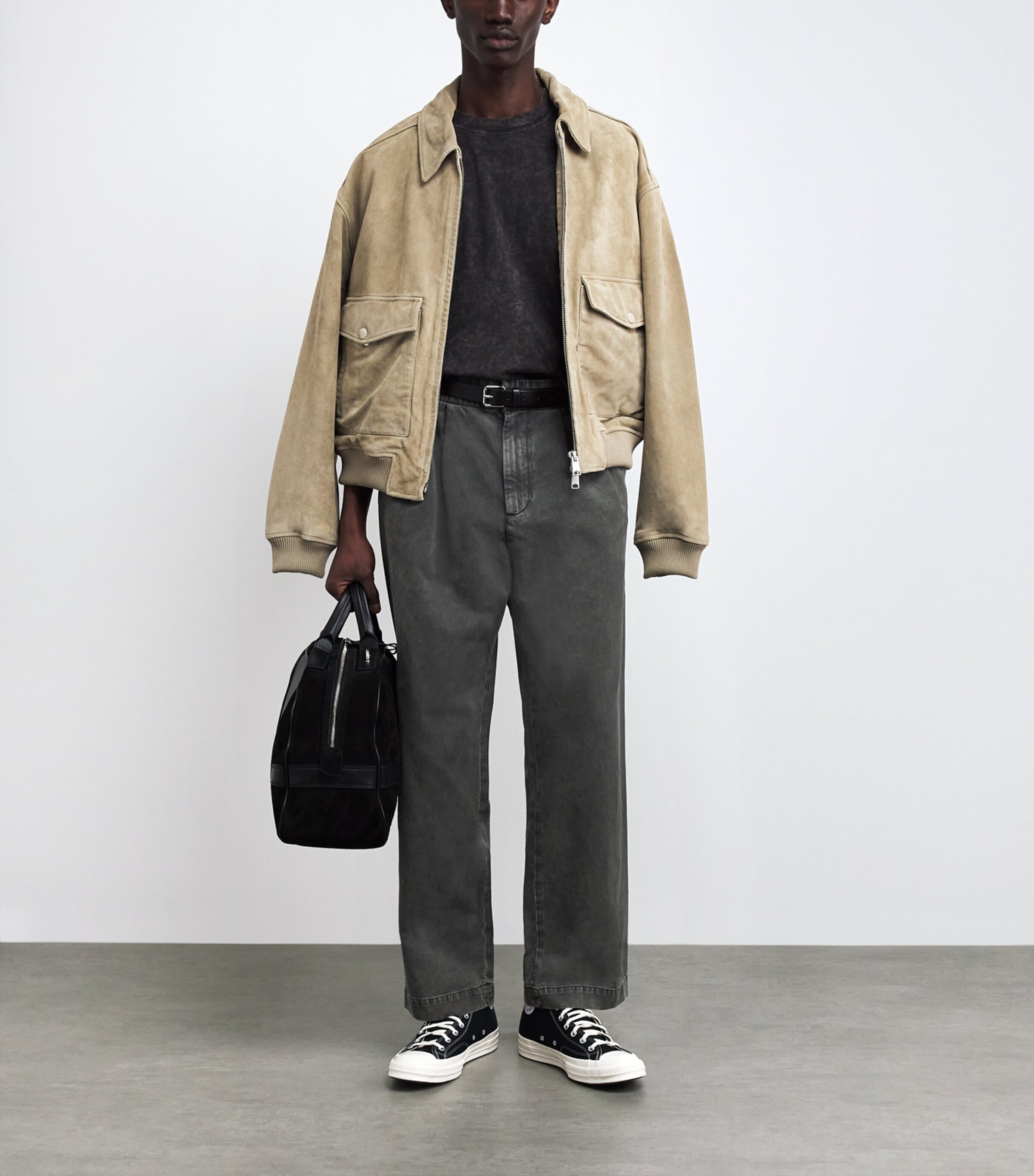 AGOLDE Mens Regenerative Cotton Chinos Garv Image 2