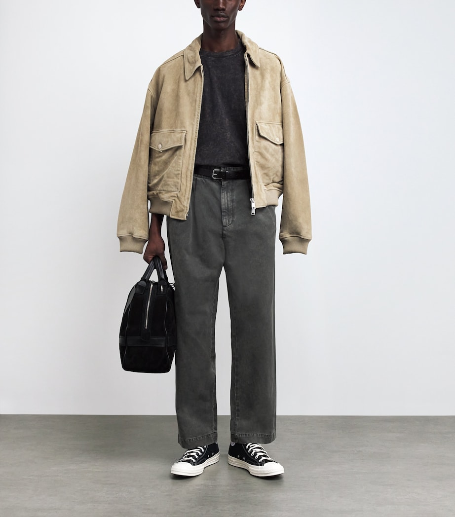 AGOLDE Mens Regenerative Cotton Chinos Garv Image 2
