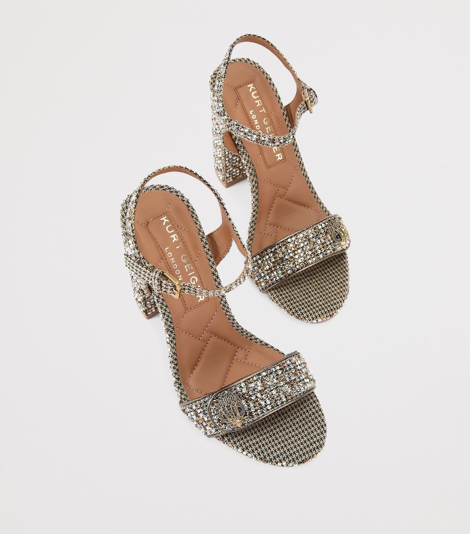 Embellished Langley Heeled Sandals BEIGE COMB Image 4