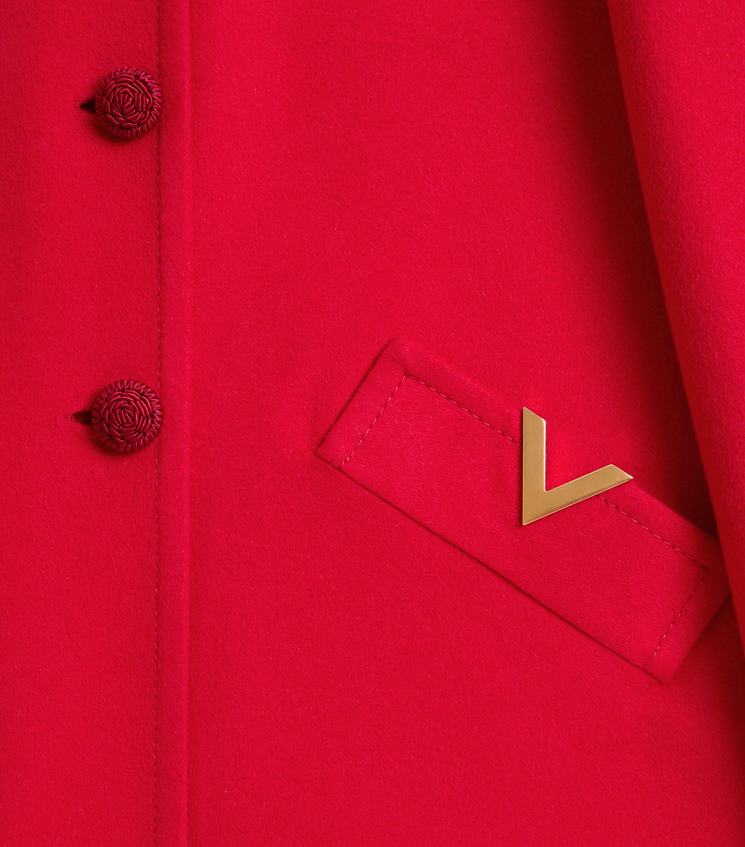 Wool-Cashmere Coat R9M Image 8