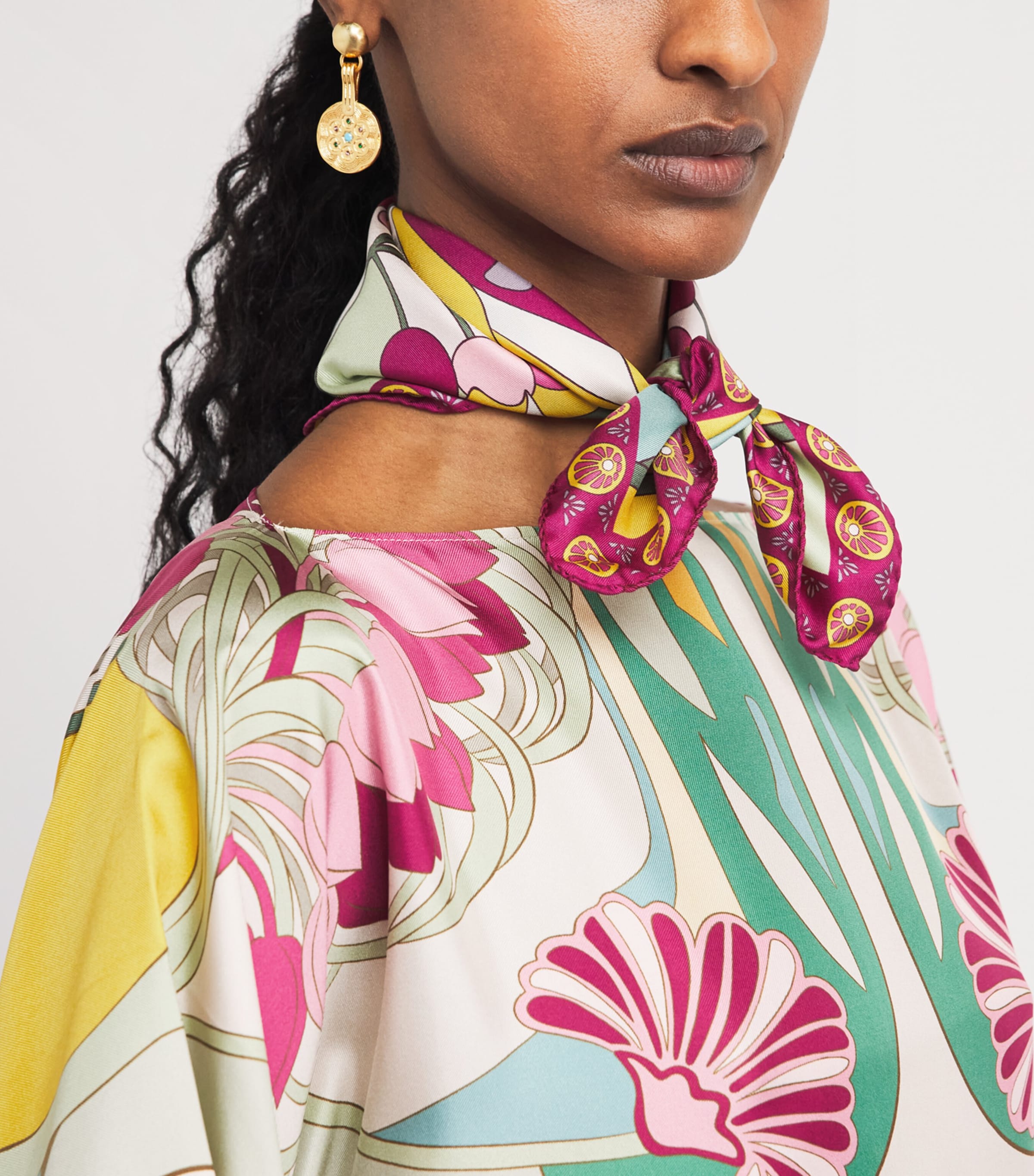 La Doublej Silk Florette Scarf Florette Placee Image 2