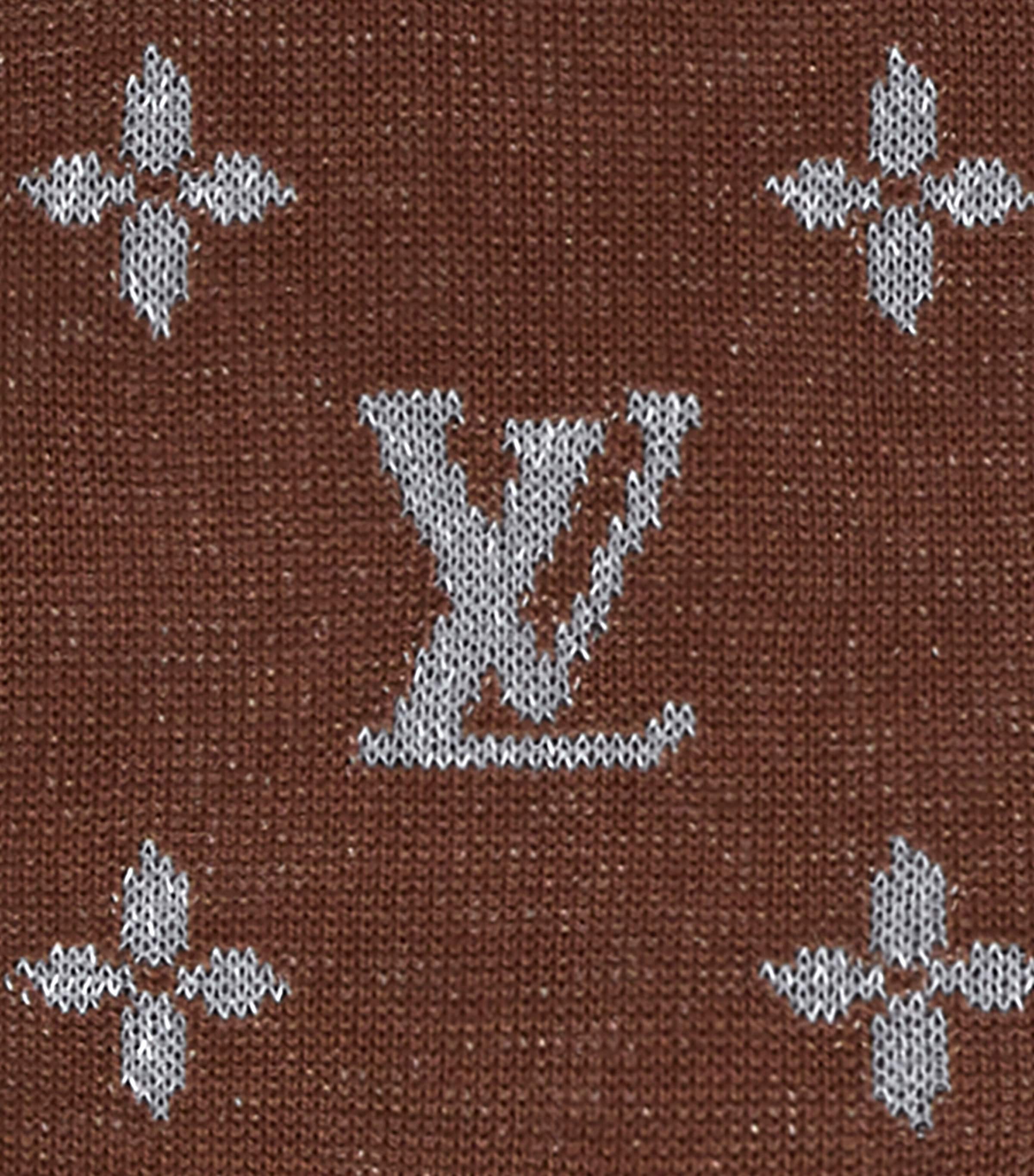 LOUIS VUITTON Mens Monogram Reflective Socks Image 4