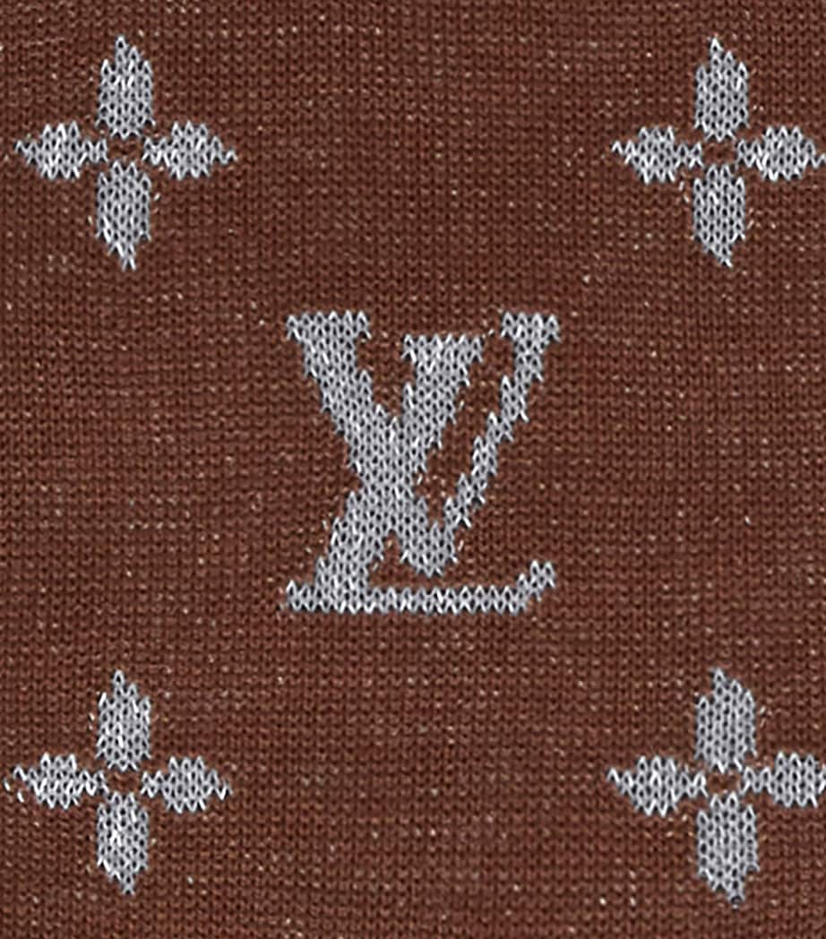 LOUIS VUITTON Mens Monogram Reflective Socks Image 4