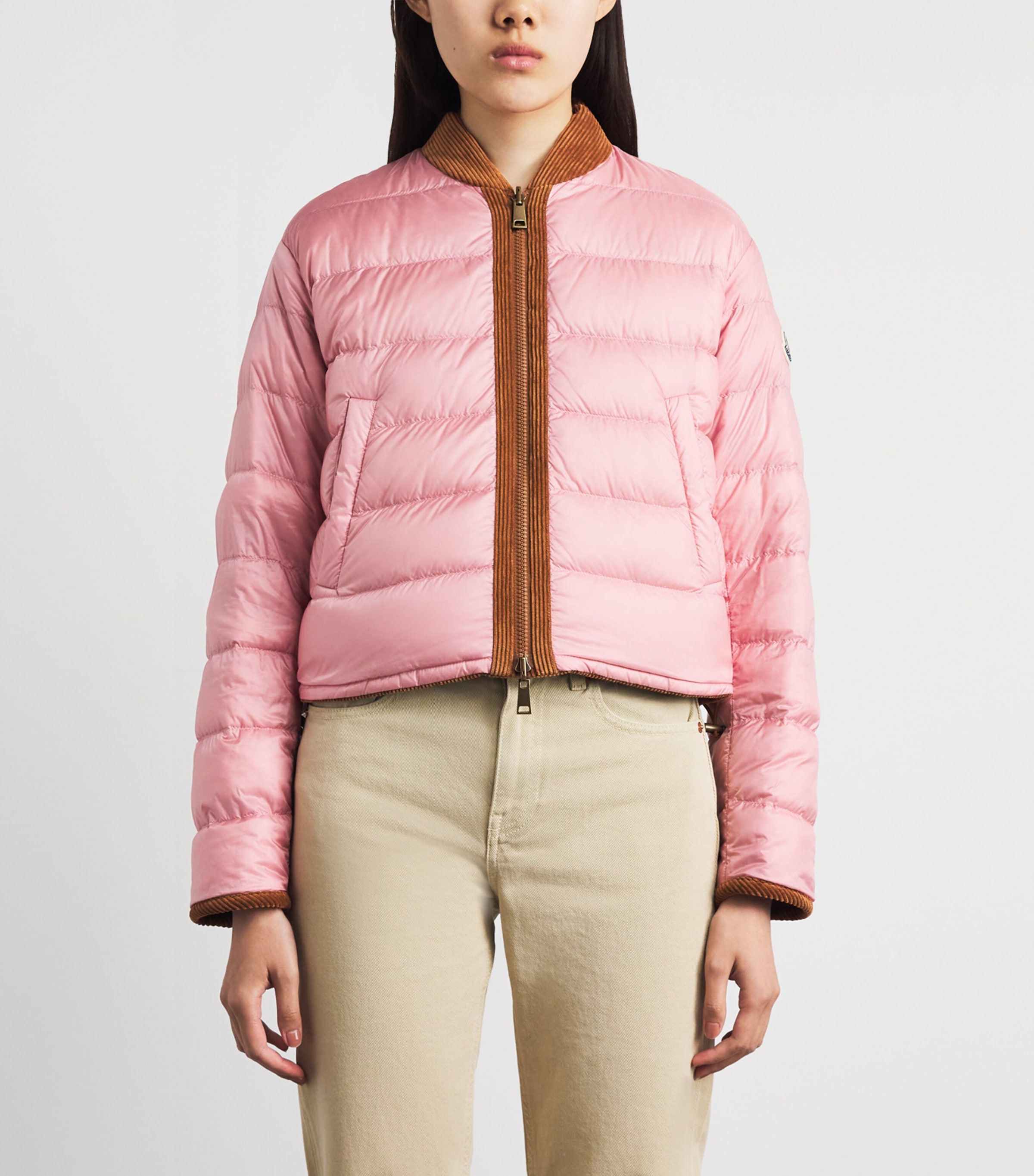 Moncler Womens Down Reversible Blageon Bomber Jacket Image 6