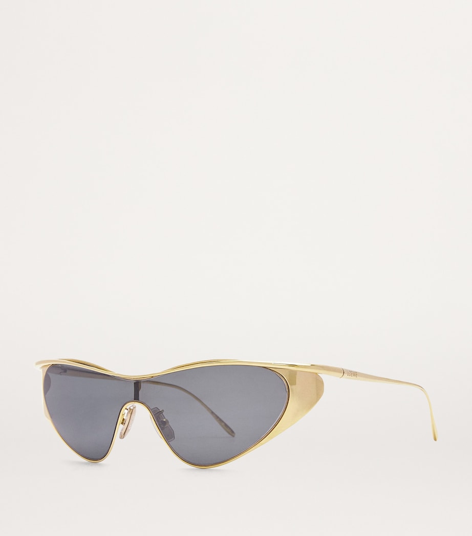 Flash Cat Eye Sunglasses SILVER/GOLD Image 2