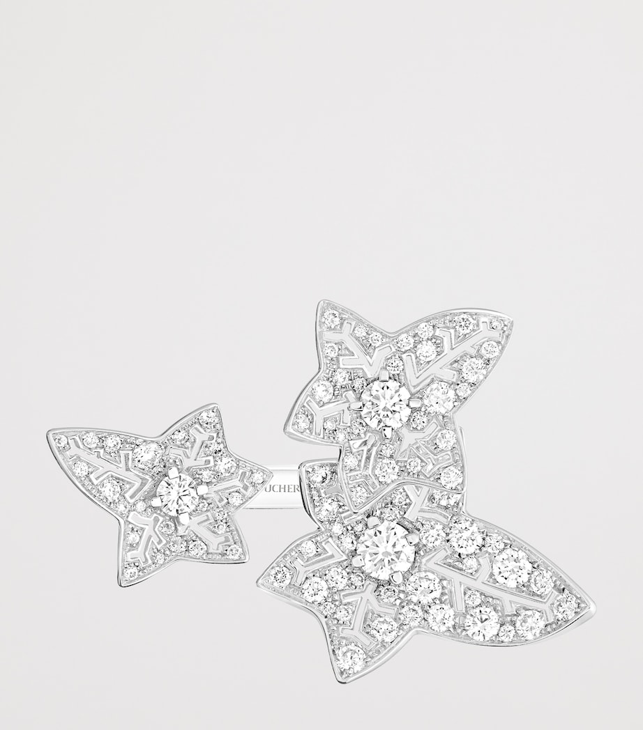 Boucheron White Gold and Diamond Lierre de Paris Ring White Gold Image 2