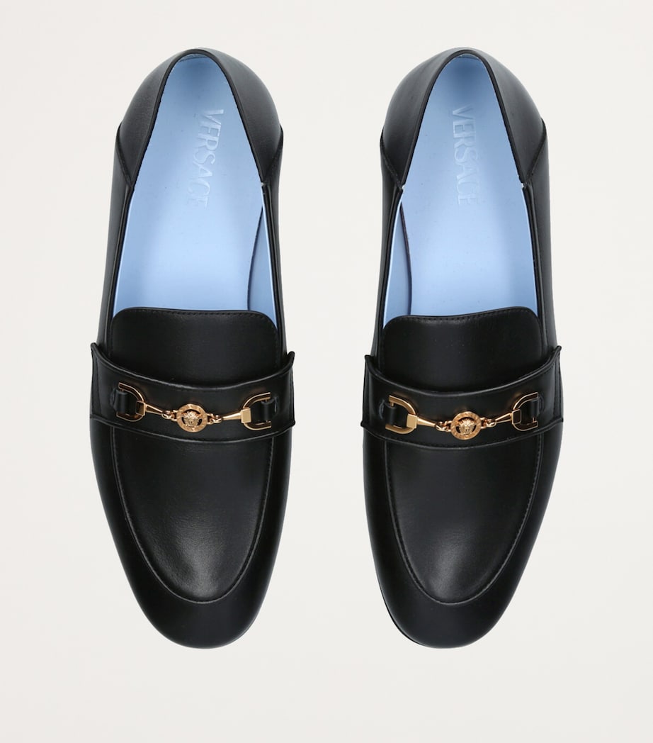 Leather Medusa Loafers BLK/OTHER Image 4