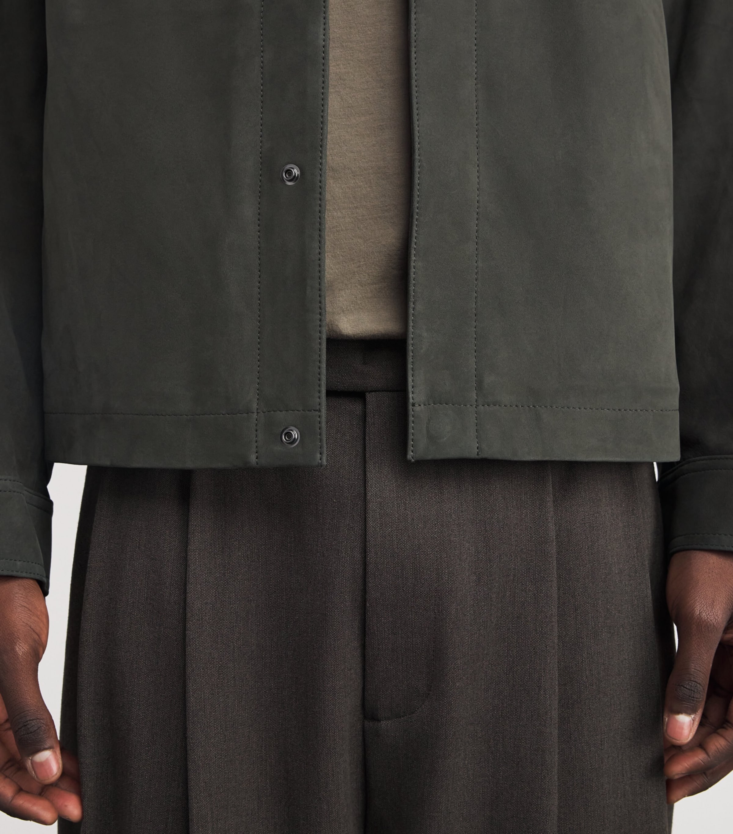 Pima Cotton T-Shirt 966SYC SYCAMORE Image 6