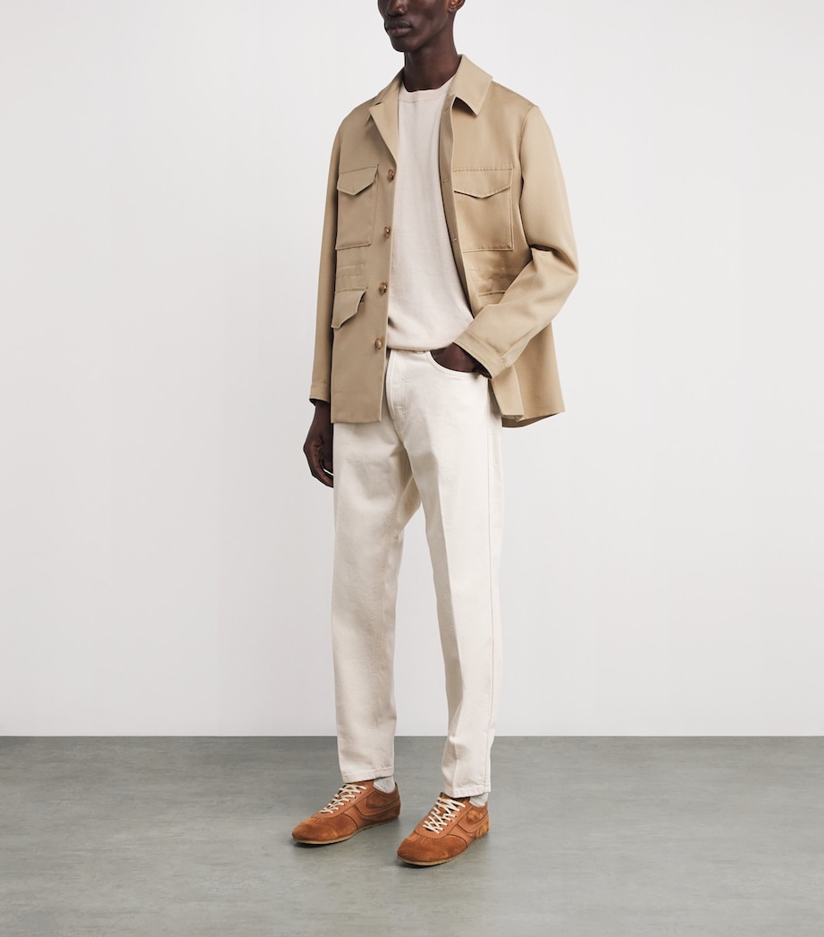 Virgin Wool Field Jacket 200 BEIGE Image 2