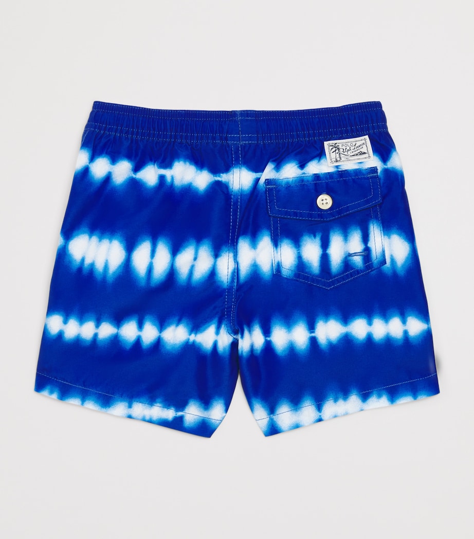 Ralph Lauren Kids Tie-Dye Swim Shorts (7-14 Years) Cream Image 2