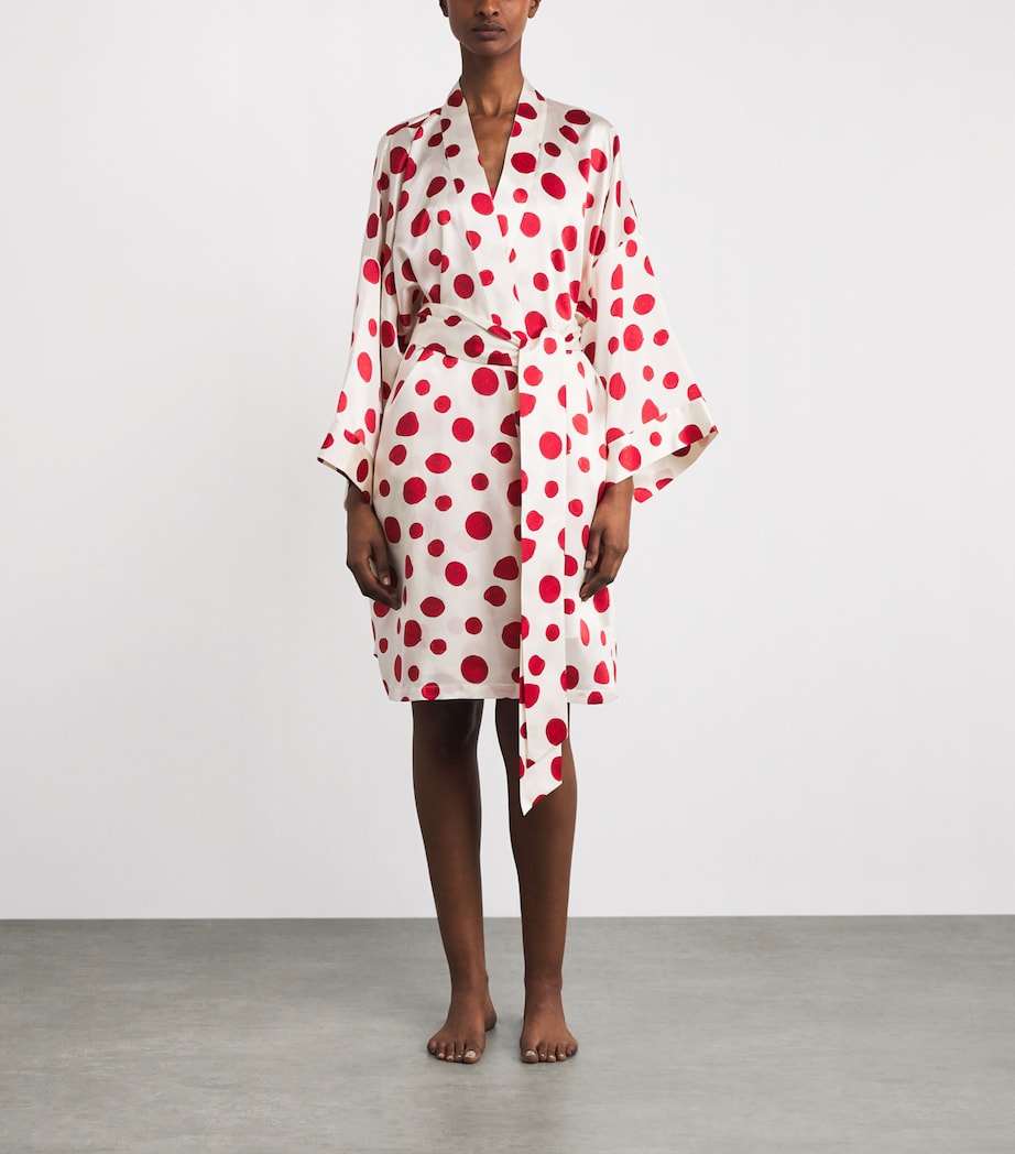 Silk Mimi Short Robe SONNET Image 3