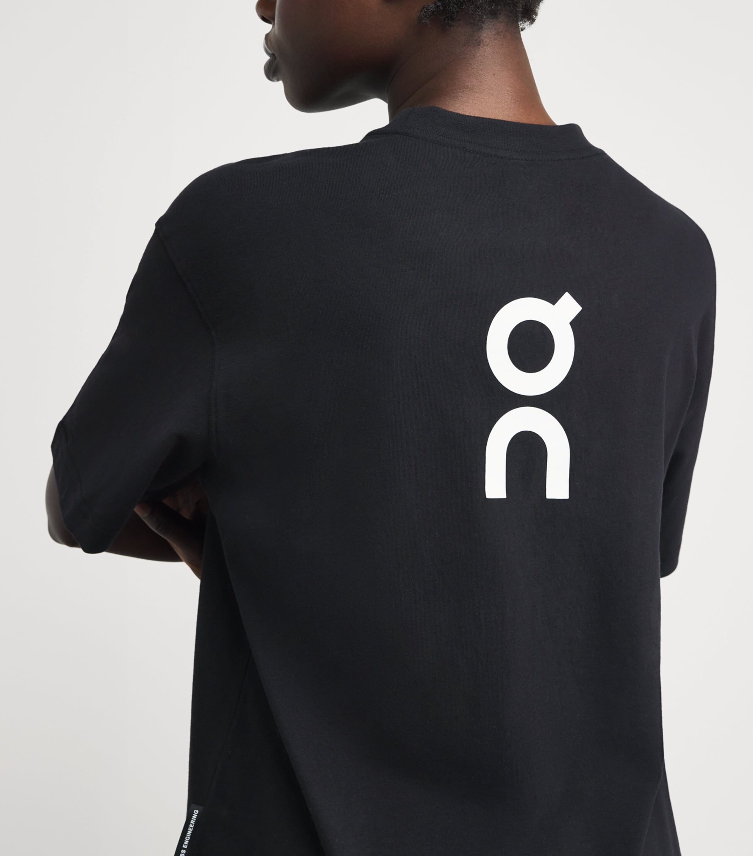 Organic Cotton Club Logo T-Shirt BLACK Image 6