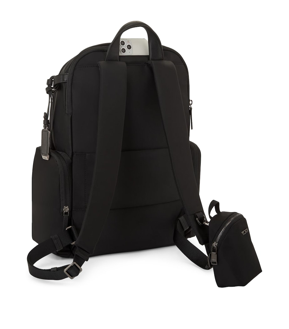 Nylon Voyageur Celina Backpack BLACK GUNMETAL T522 Image 5