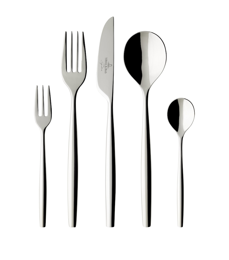 MetroChic 30-Piece Cutlery Set METALLIC Image 1