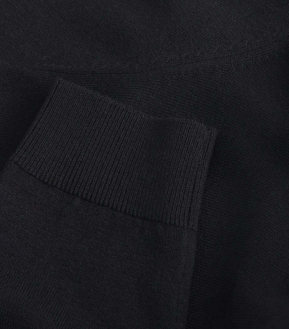 Silk-Wool-Blend Rollneck Sweater BLACK Image 5