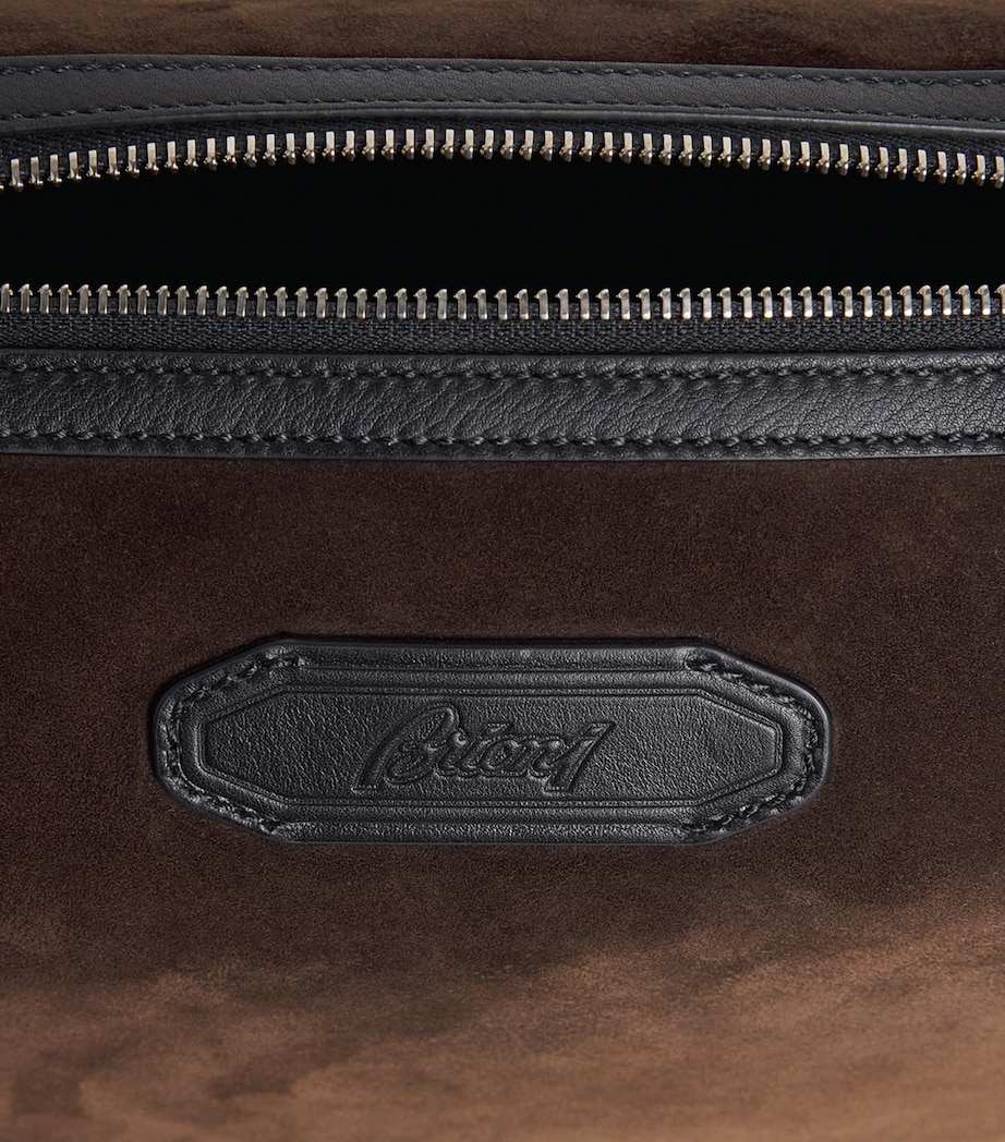 Brioni Suede Via Veneto Pouch Image 6