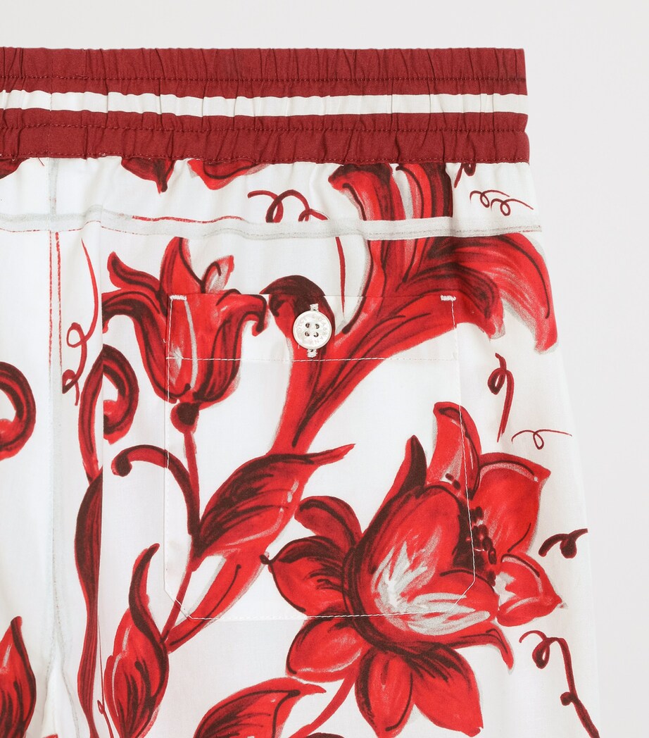 Dolce&Gabbana Kids Majolica Print Shorts (8-14 Years) Maiolica Rub Image 3
