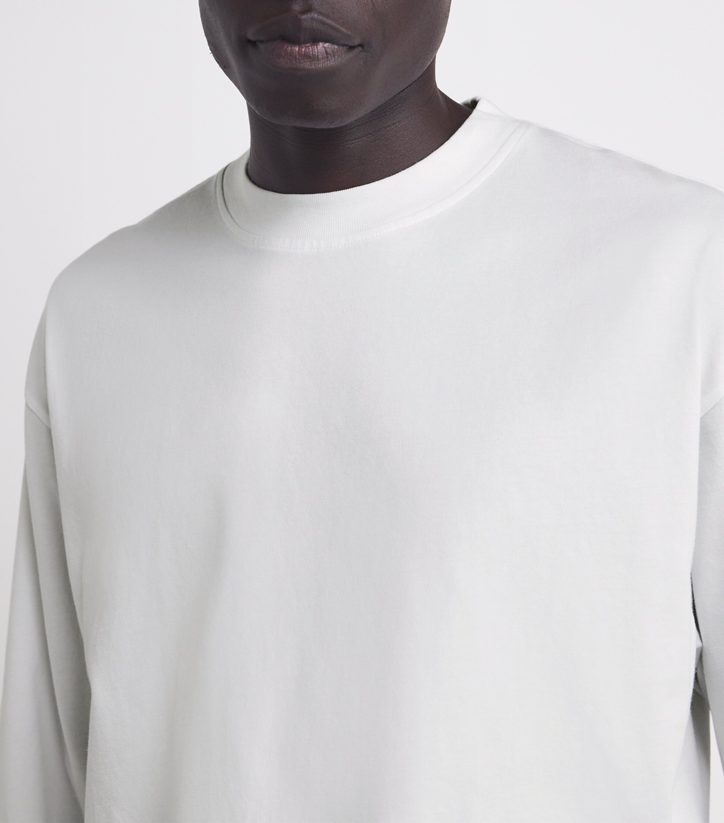 Jacquemus Mens Cotton Signature T-Shirt White Image 6