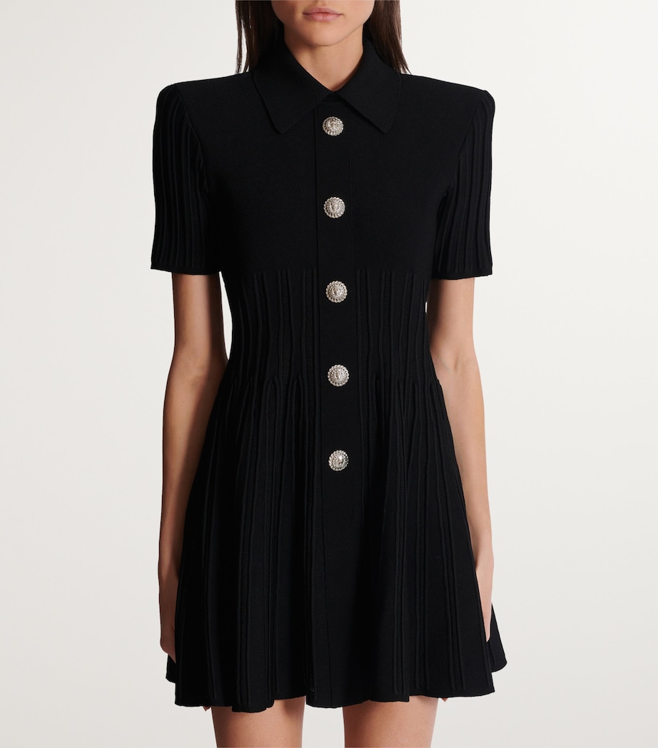 Knitted Mini Dress 0PA NOIR Image 4