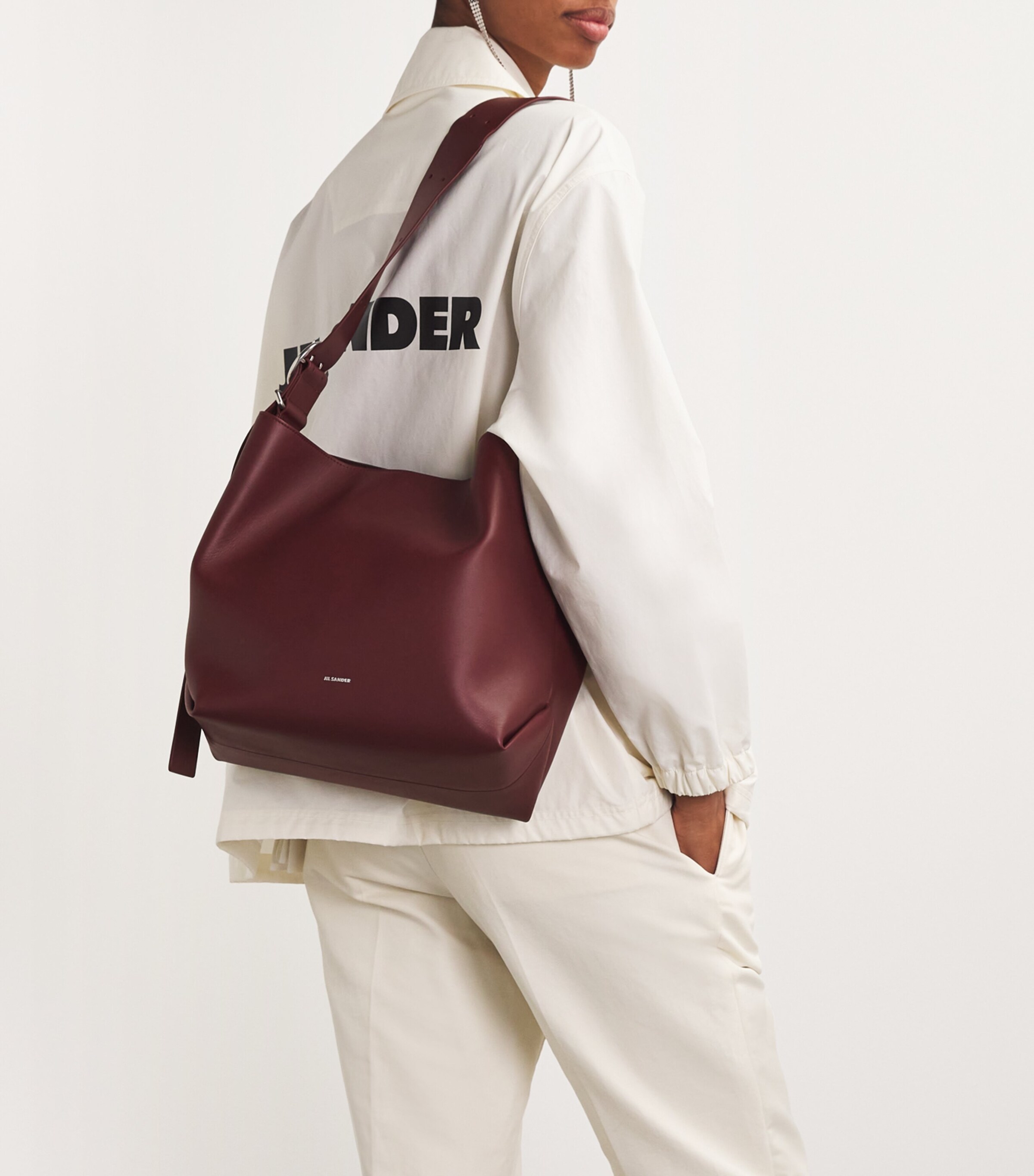 トートバッグ Jil Sander Knot Medium Tote Bag In Smooth Le JIL SANDER Knot Leather Tote Bag for Men | MR PORTER