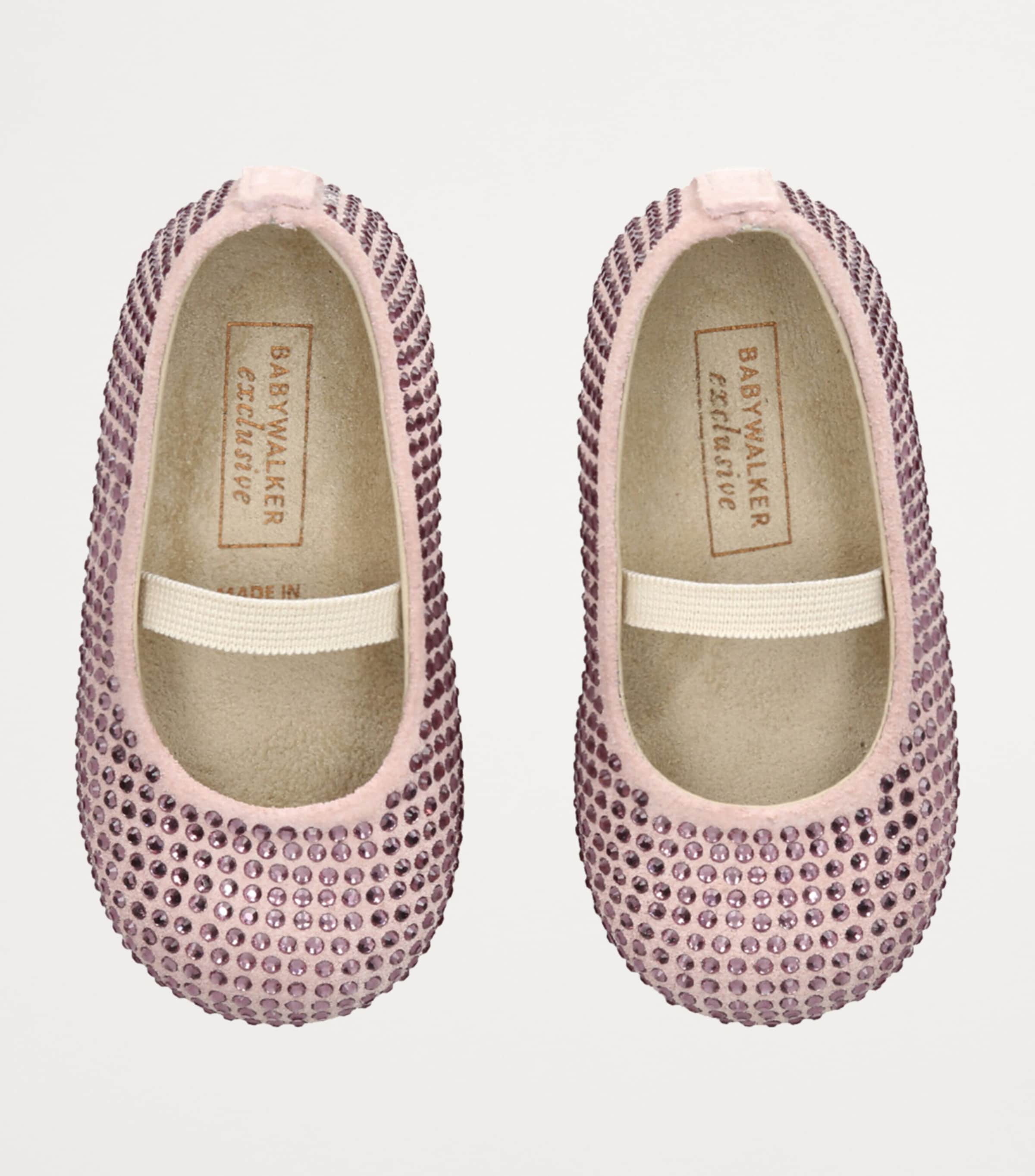 Crystal-Embellished Mary Janes PINK Image 4