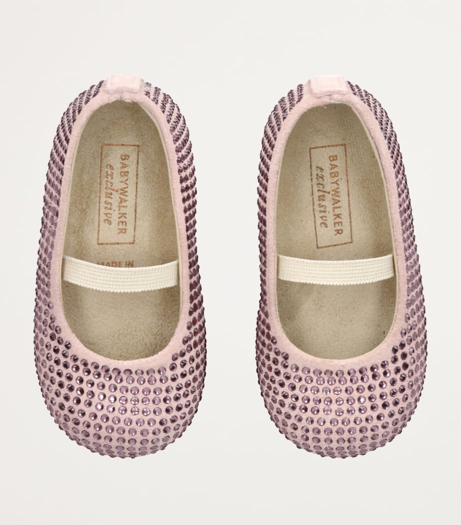 Crystal-Embellished Mary Janes PINK Image 4