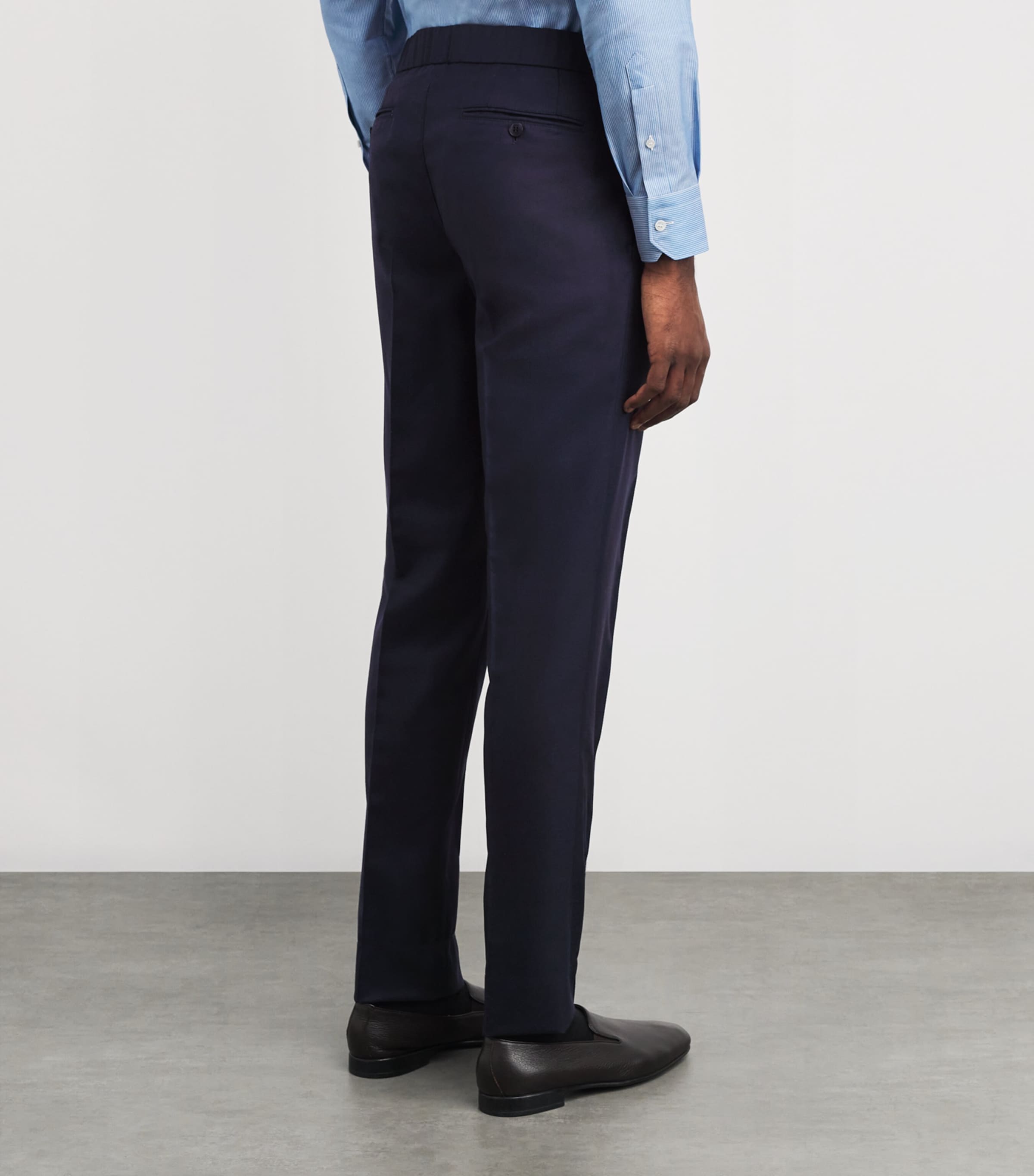 Wool Pleated Melbourne Trousers 4000 Image 4