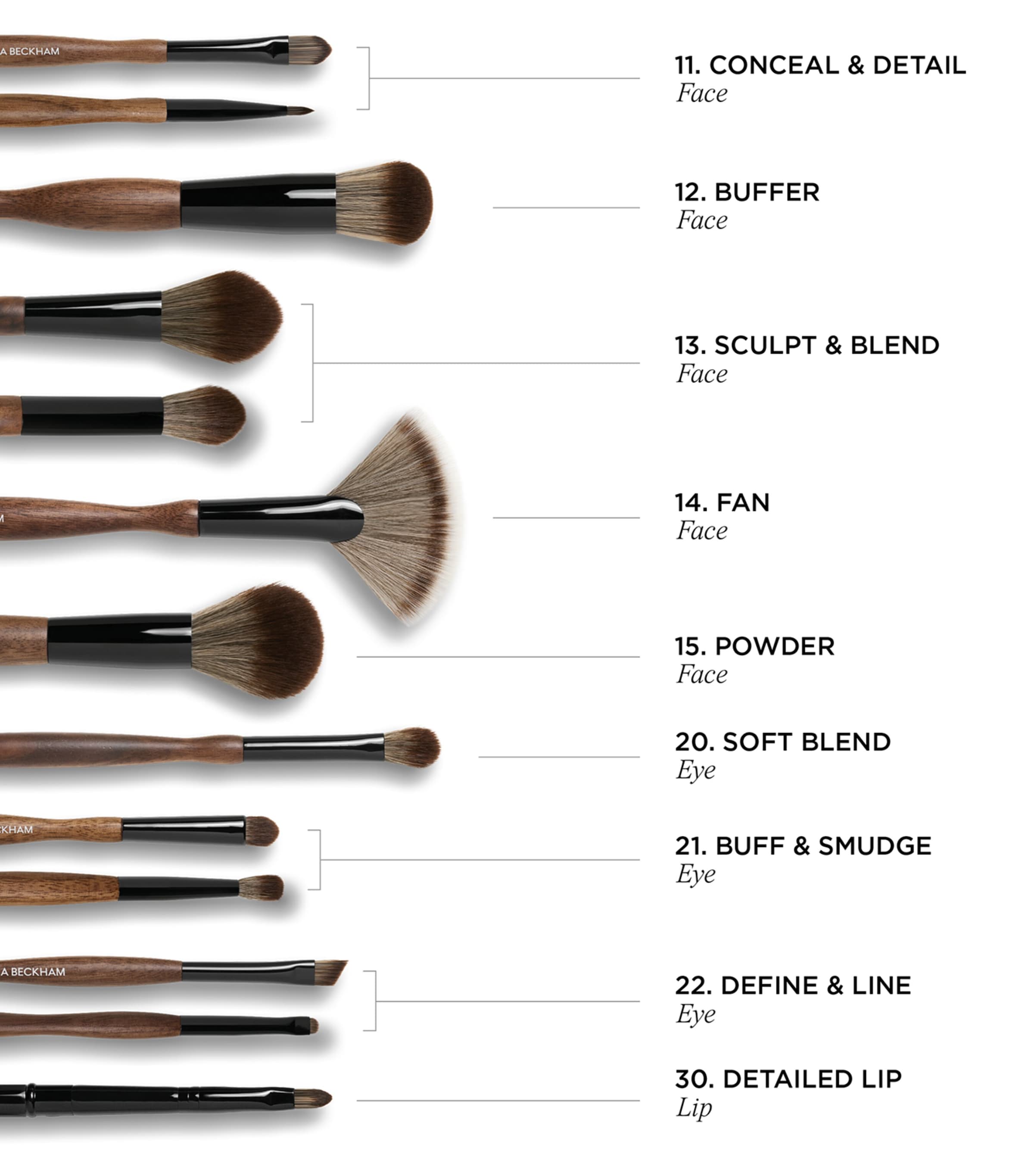 Victoria Beckham Beauty Fan Brush Fan Image 2