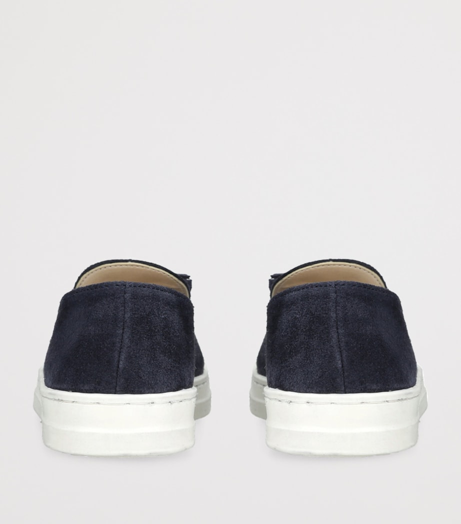 BabyWalker Suede Tassel Loafers Blue/dark Image 2