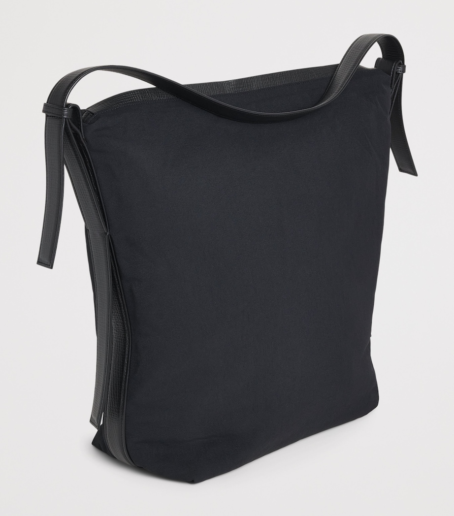 Studio Nicholson Large Nylon Airport Shoulder Bag Black Image 3