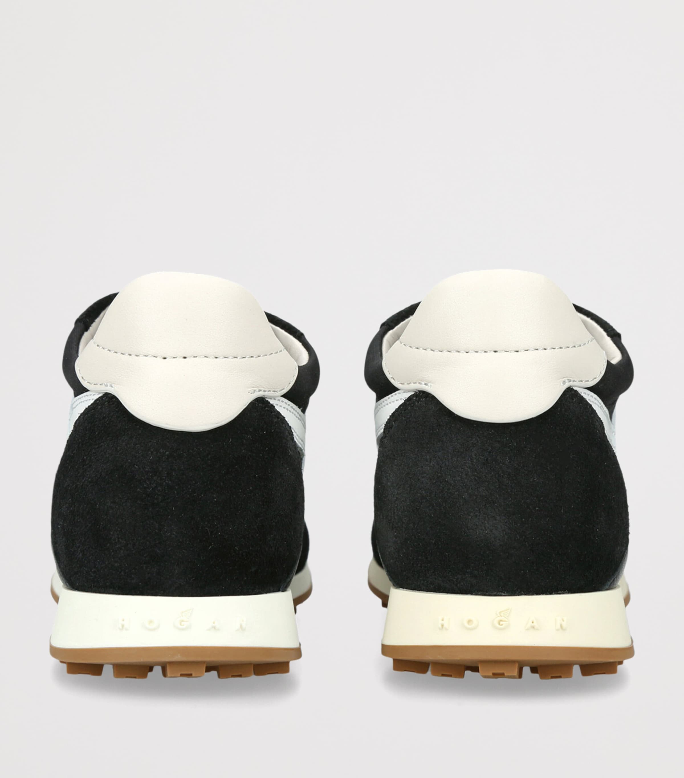 Suede H669 Allacciato Sneakers BLACK Image 2