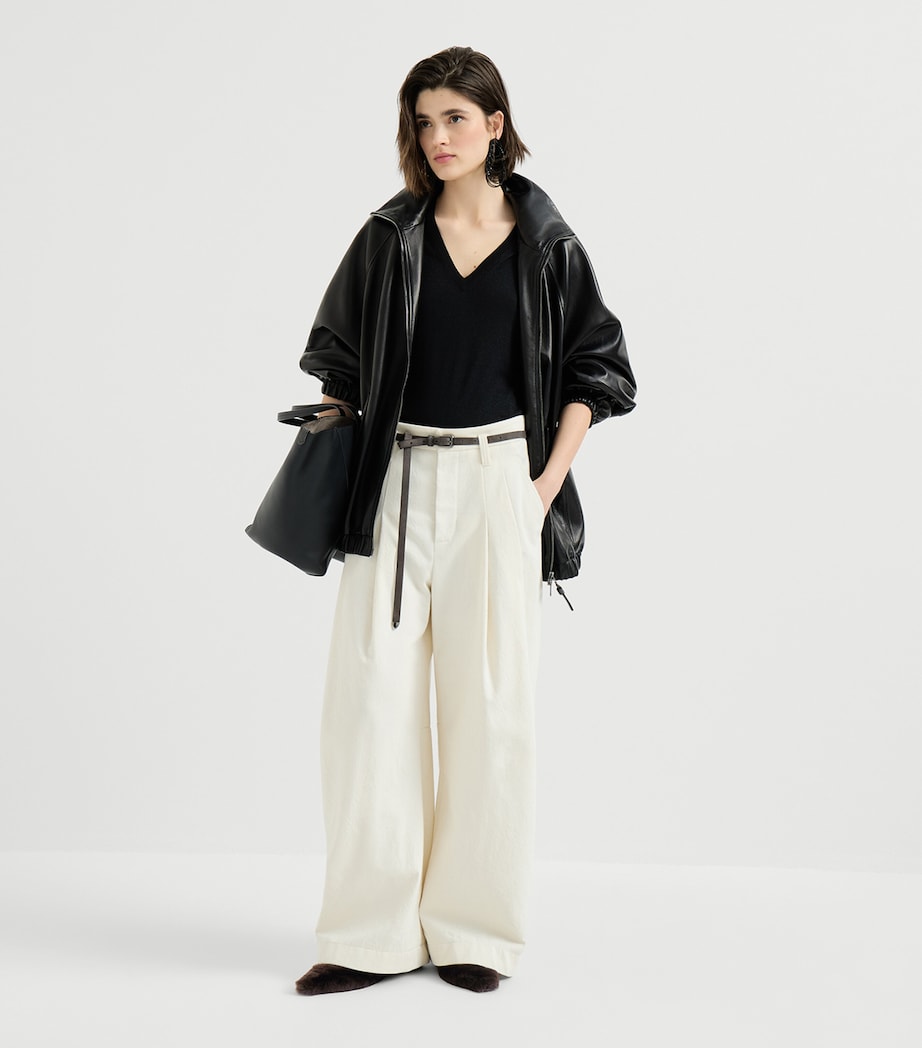 Brunello Cucinelli Shearling Flat Mules Image 3