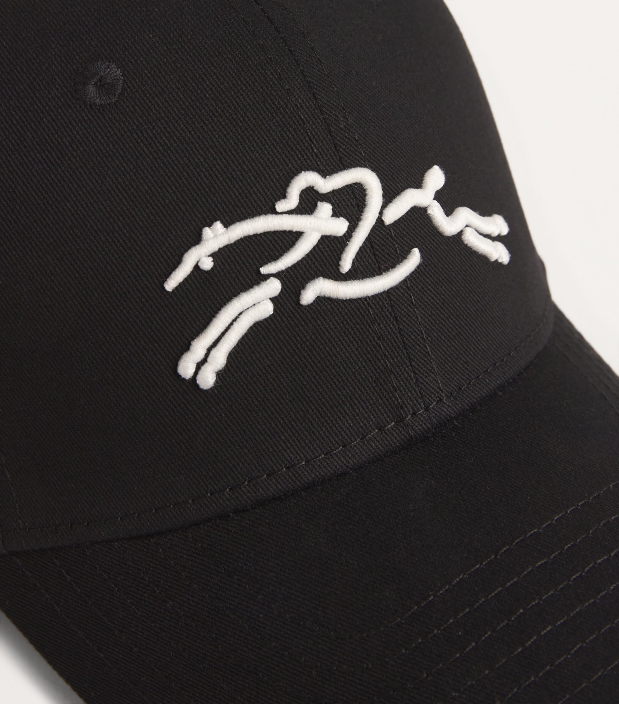 Logo Baseball Cap 001 BLACK Image 4