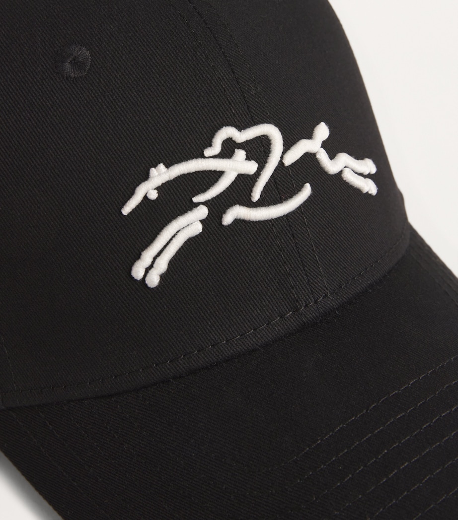 Logo Baseball Cap 001 BLACK Image 4