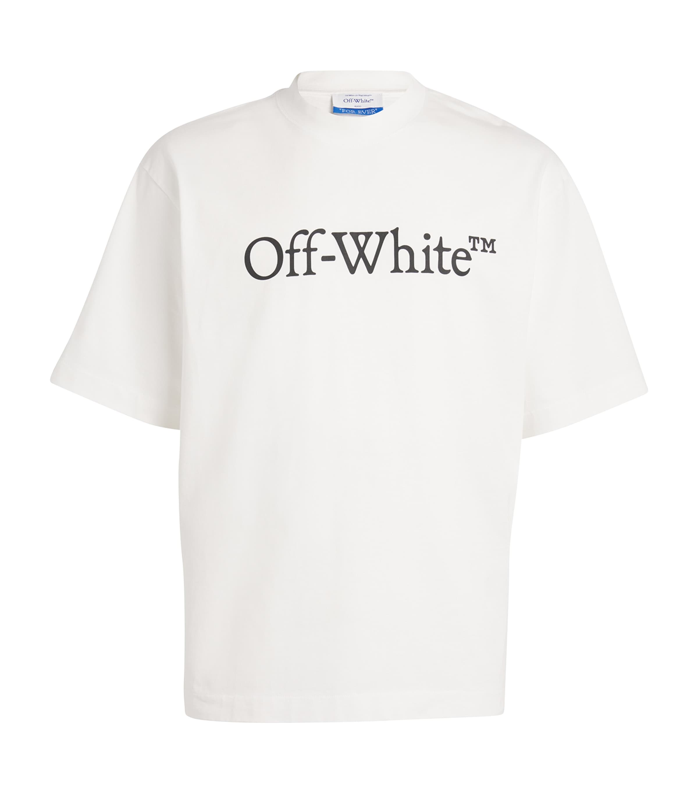 Shop Off-white Bookish Logo T-shirt In White