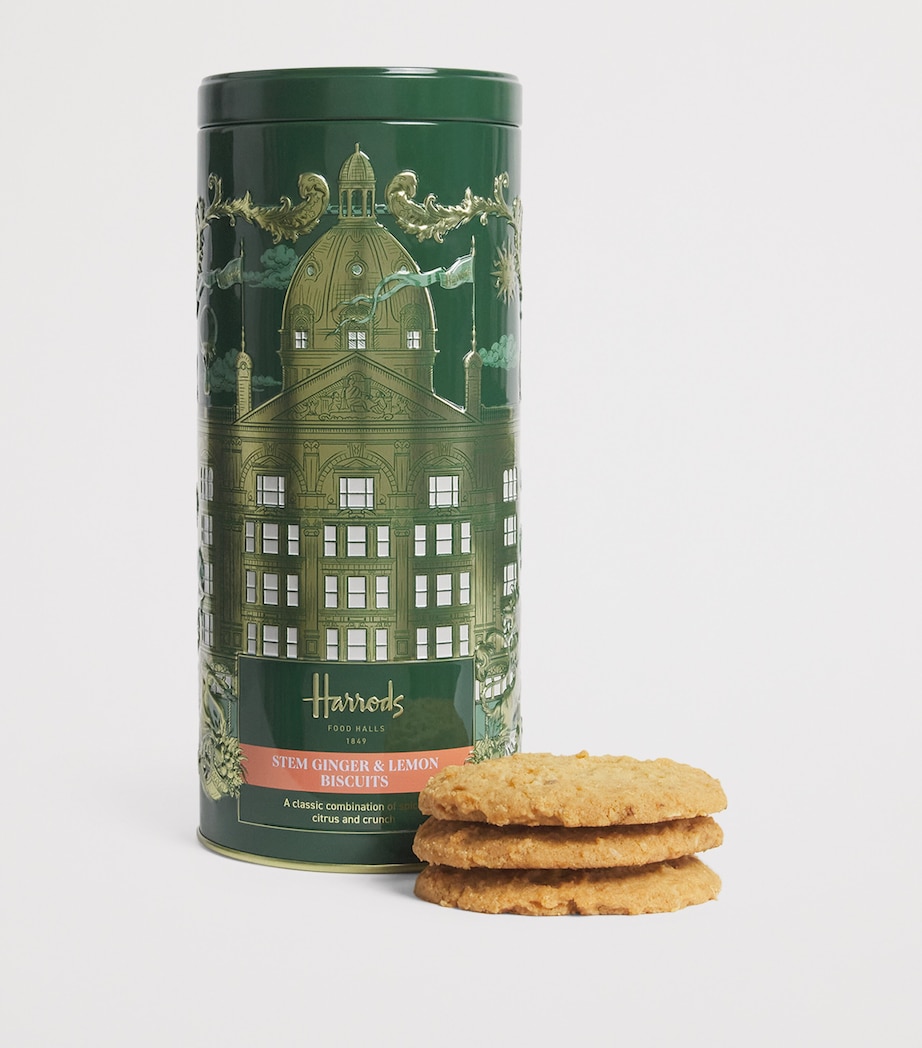 Stem Ginger & Lemon Biscuit Tin (200g) NO COLOUR Image 2