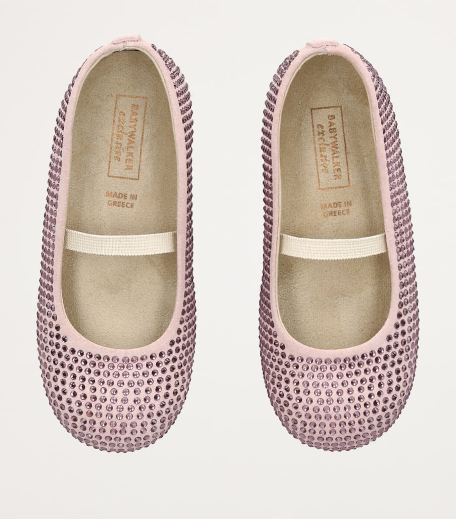 Crystal-Embellished Mary Janes PINK Image 4