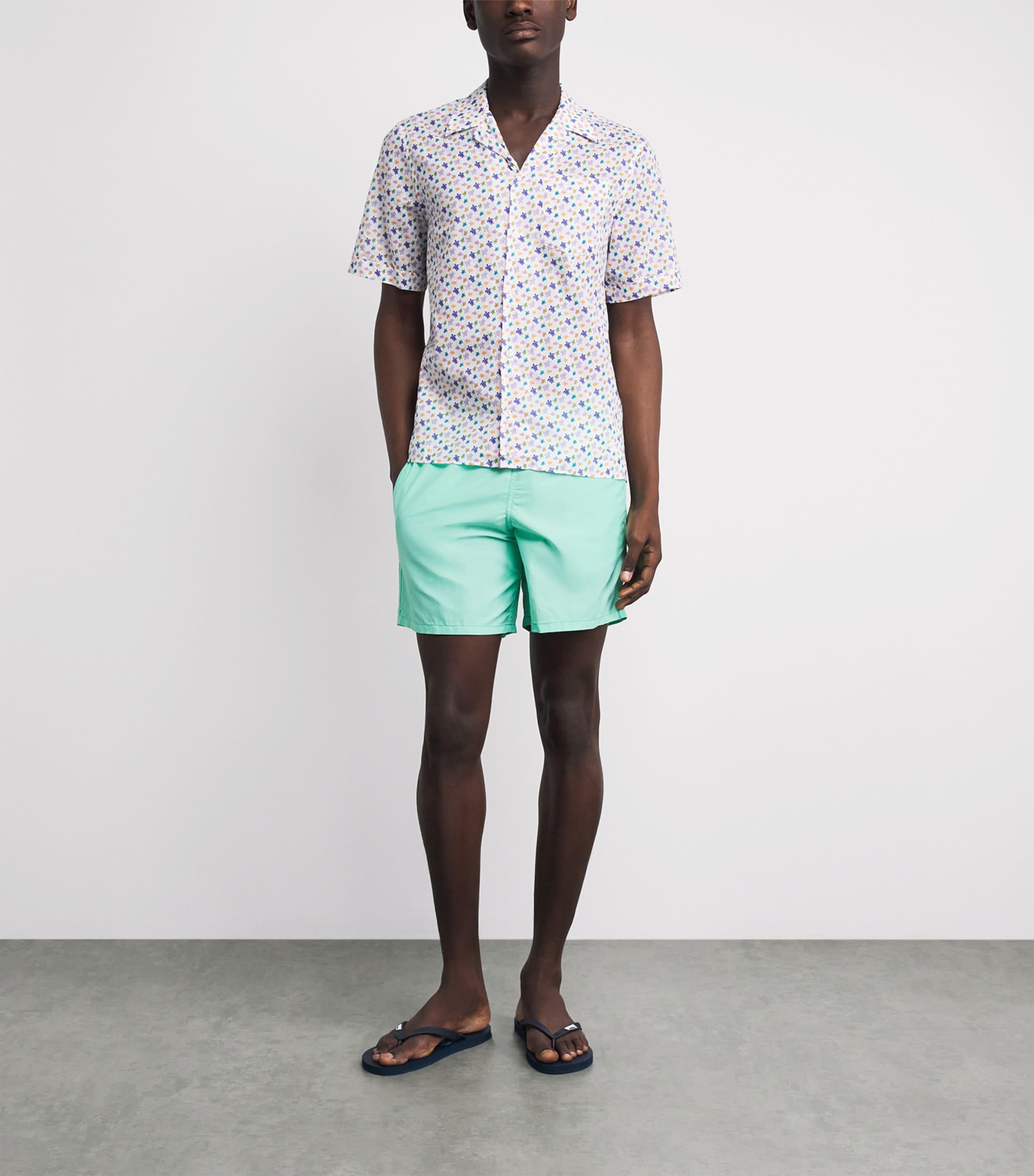 Vilebrequin Mens Moorea Swim Shorts Caraibes Image 2