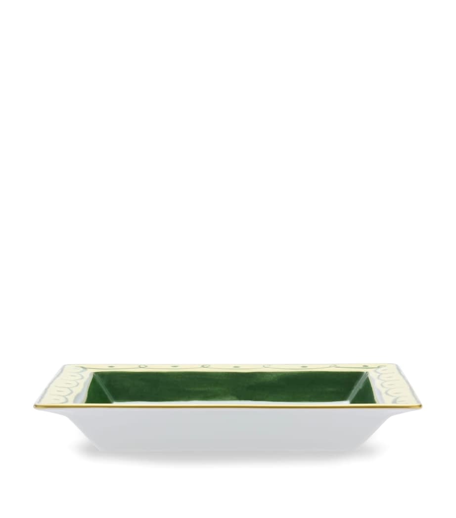 GINORI 1735 Porcelain Il Viaggio di Nettuno Square Tray (24.5cm) Image 3