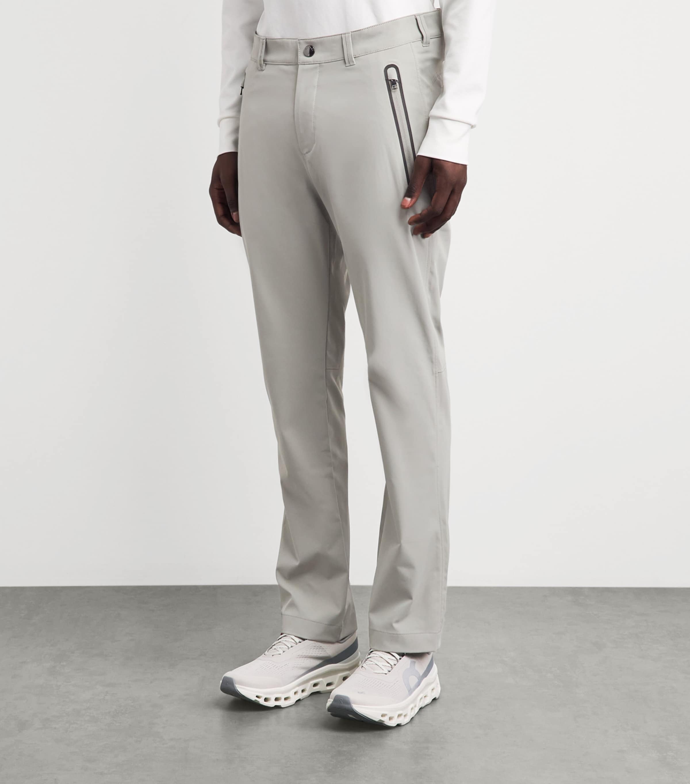 Bogner Mens Water-Repellent Nahil Straight Trousers Fog Image 4