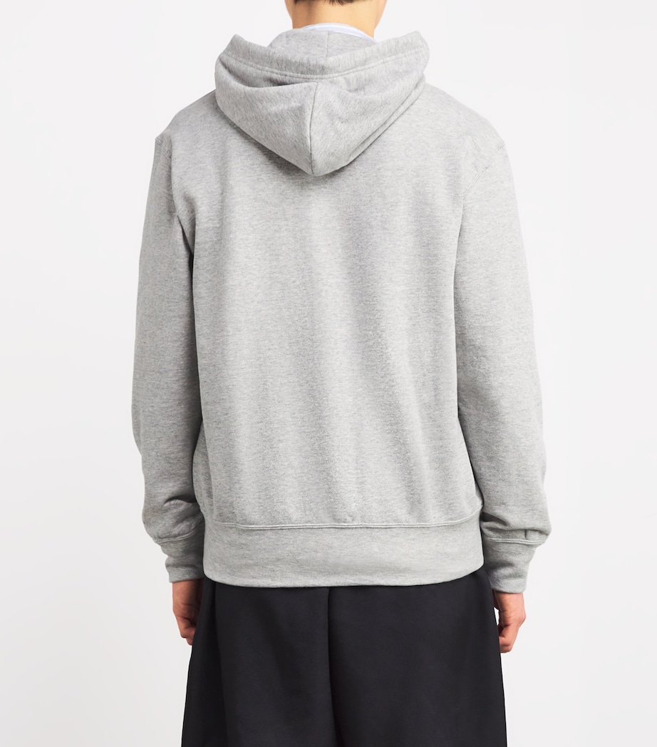 Zip-Up Heart Hoodie GREY Image 4