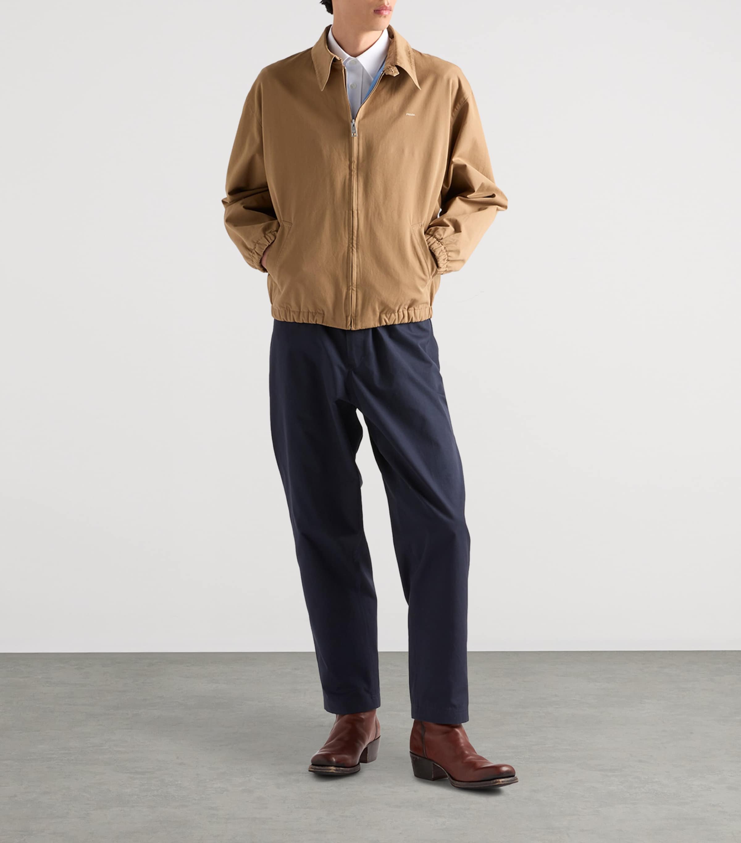 Cotton Bomber Jacket F04OS Image 2